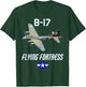 B-17 Flying Fortress World War 2 US Army Air Force T-Shirt - T-Shirt | Forest