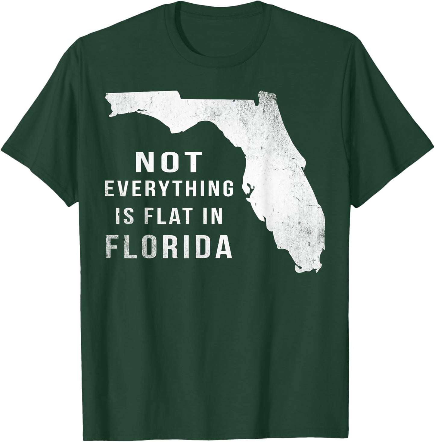 Not Everything Is Flat Funny Florida T-Shirt - T-Shirt | Forest