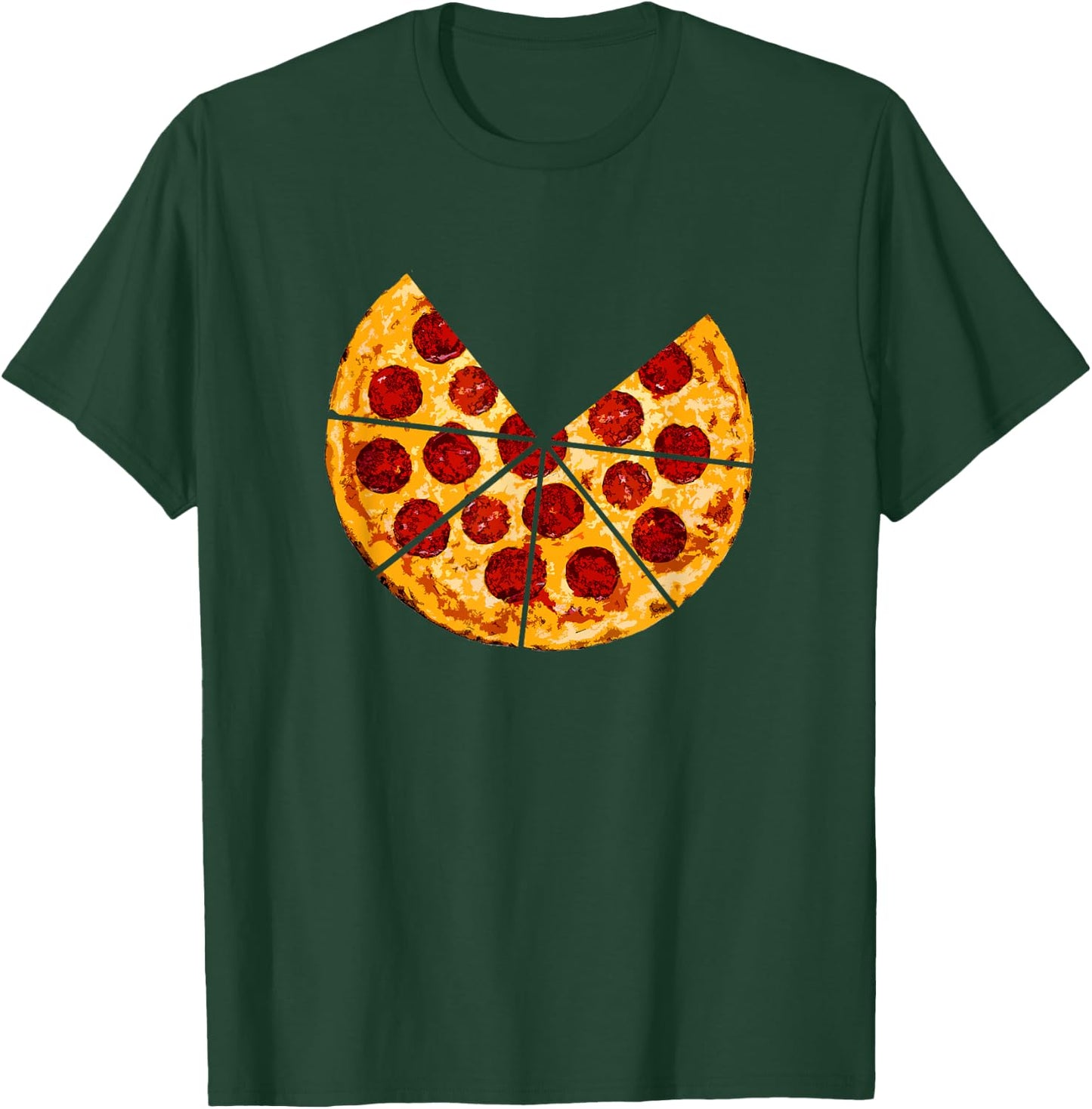 MATCHING PIZZA Shirt Dad of Two and Son Matching Shirts Set T-Shirt - T-Shirt | Forest