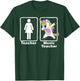Funny Unicorn Music Teacher Music Teacher Gifts T-Shirt - T-Shirt | Forest