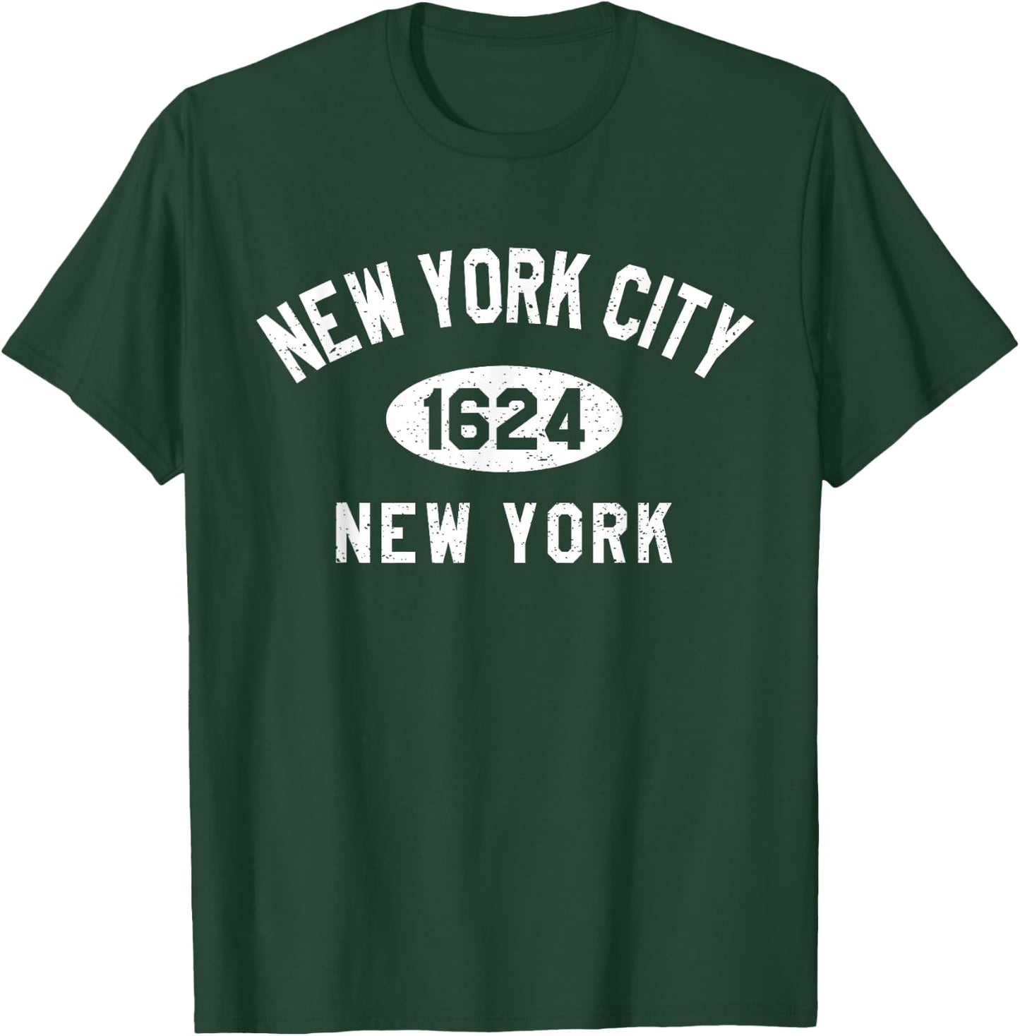 New York City NYC Founded 1624 Men Women Kids Souvenir Gifts T-Shirt - T-Shirt | Forest