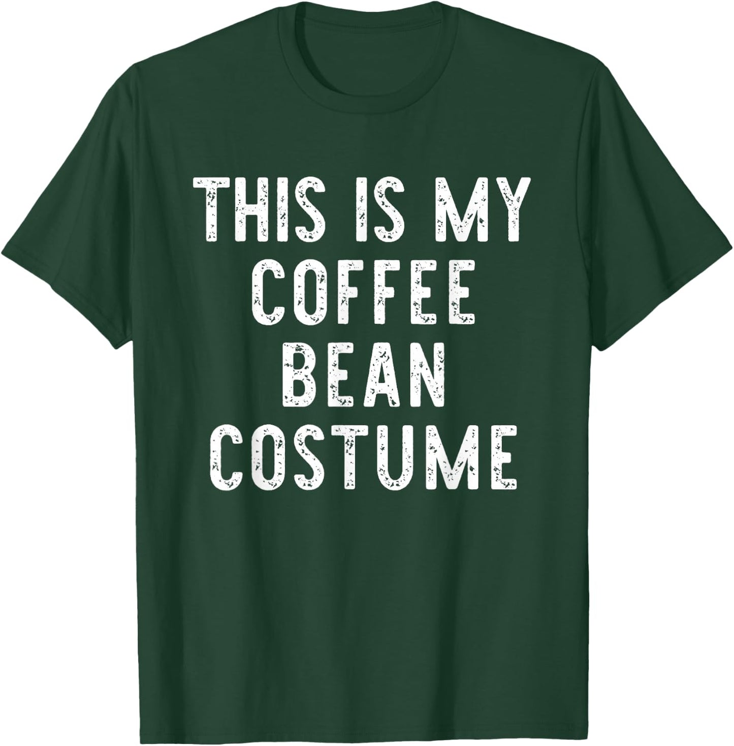 This Is My Coffee Bean Costume Halloween Simple Kids Adult T-Shirt - T-Shirt | Forest
