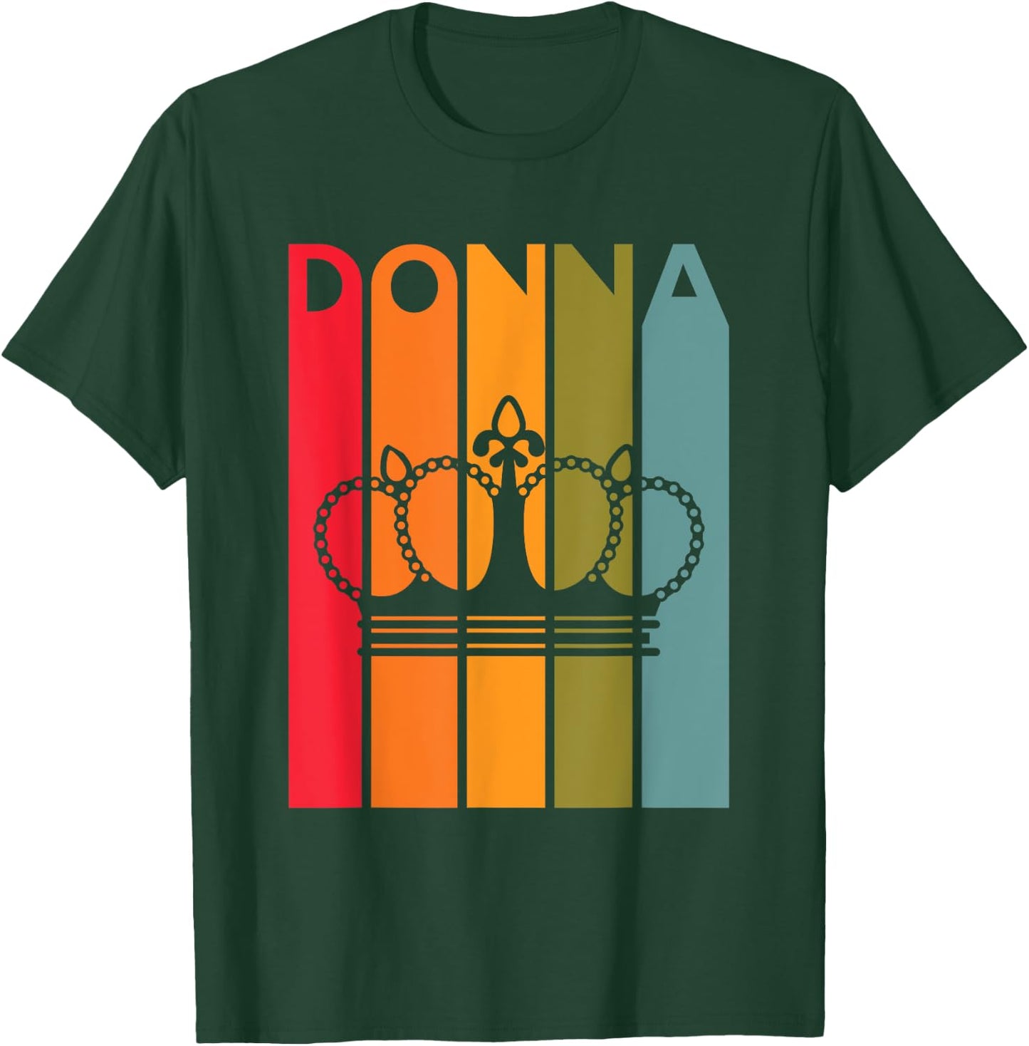 Donna Gift for Girls Women First Name Vintage Donna T-Shirt - T-Shirt | Forest