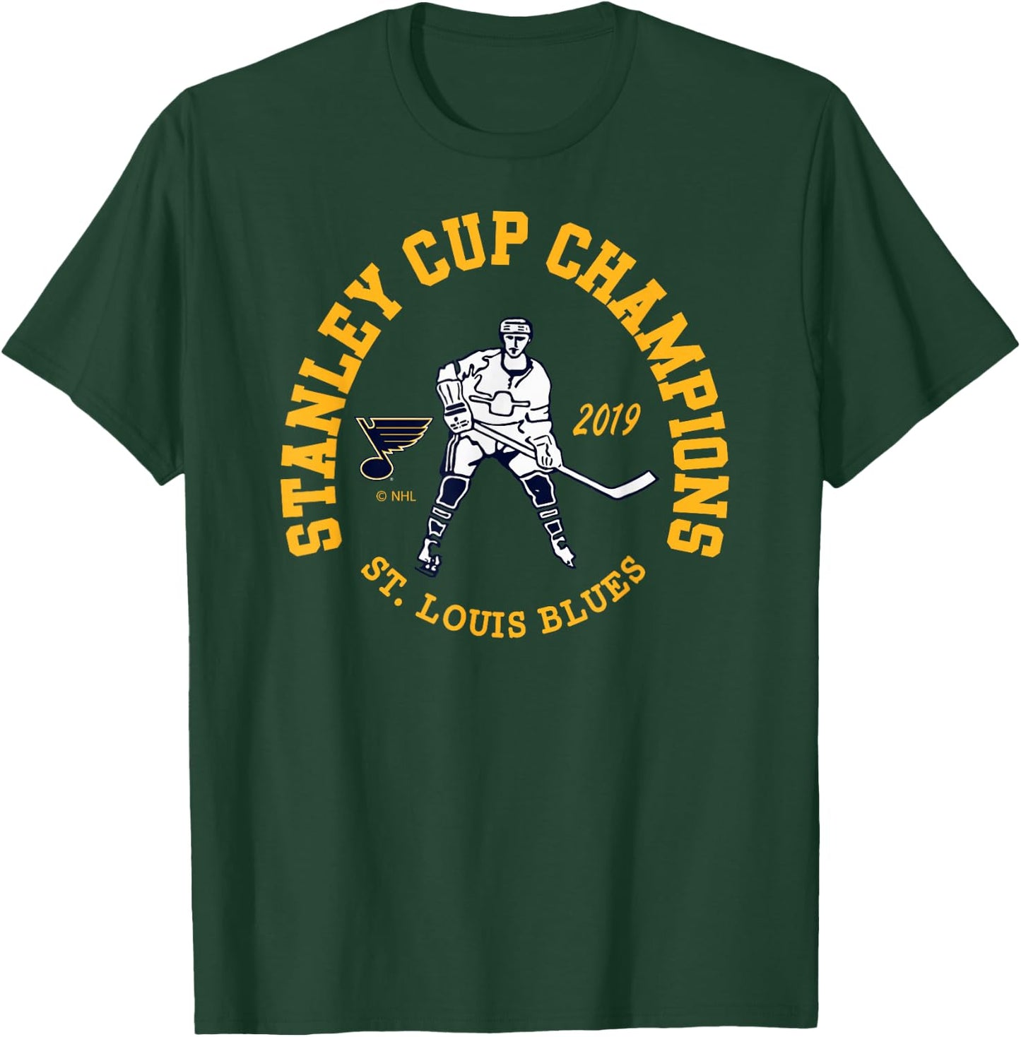St. Louis Blues Stanley Cup Champions 2019 Royal T-Shirt - T-Shirt | Forest