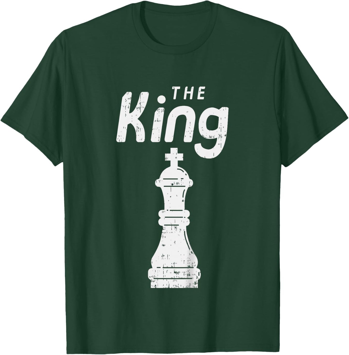 Kids Chess Piece The King Shirt Halloween Group Matching Costume T-Shirt - T-Shirt | Forest