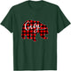 Red Plaid Gigi Bear Matching Family Christmas Eve Buffalo T-Shirt - T-Shirt | Forest