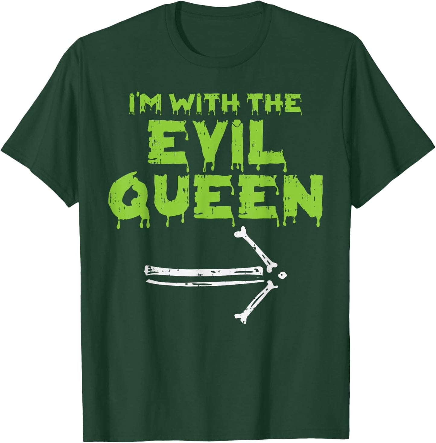 Im With The Evil Queen Matching Couple Halloween Costume Him T-Shirt - T-Shirt | Forest