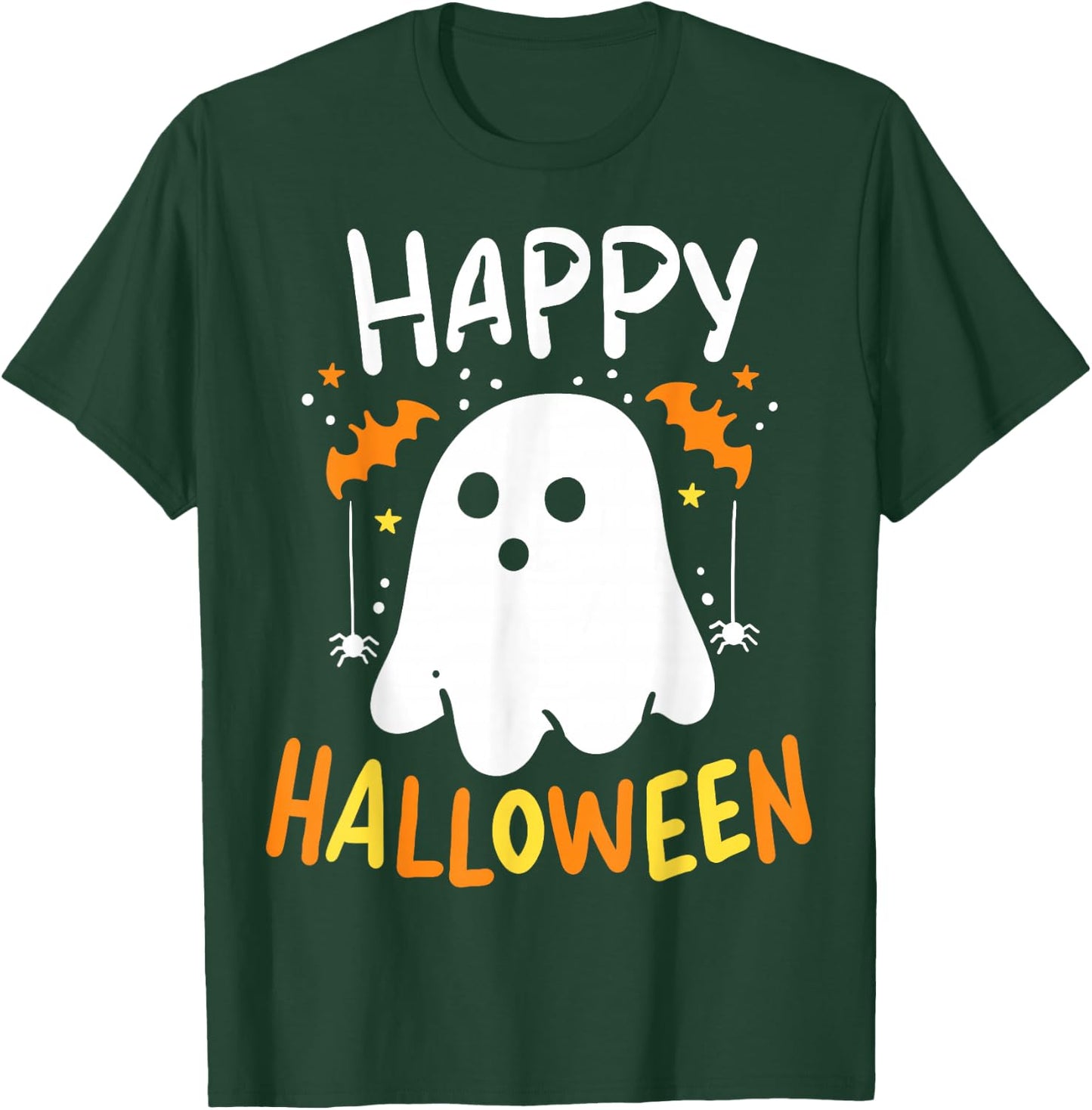Trick Or Treat Halloween Ghost T-Shirt - T-Shirt | Forest