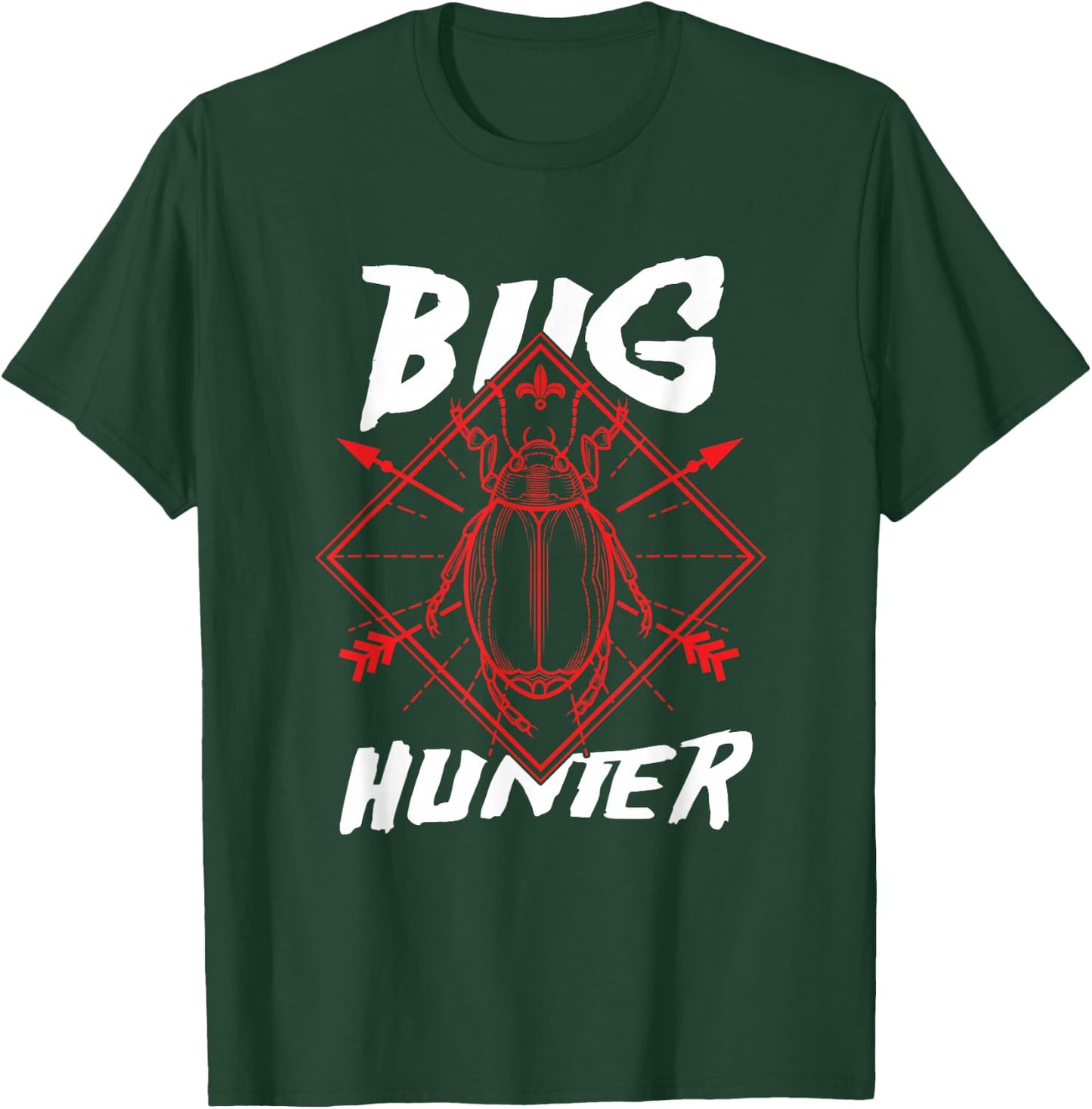 Entomologist Insect Hunter Insect Beetle Collector Entomology T-Shirt - T-Shirt | Forest