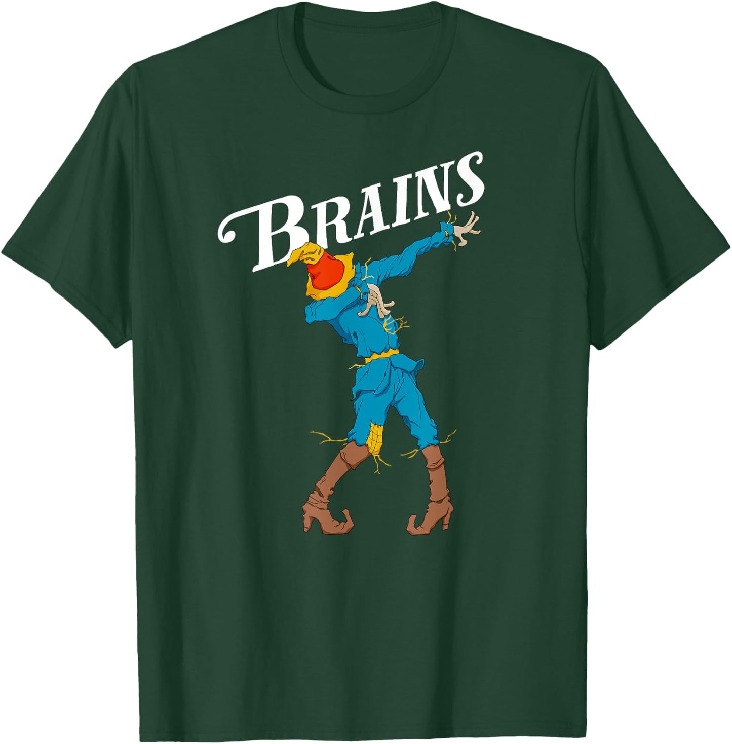 OZ Dabbing Scarecrow Brain Shirt Art-Classic Wizard Of Oz T-Shirt - T-Shirt | Forest