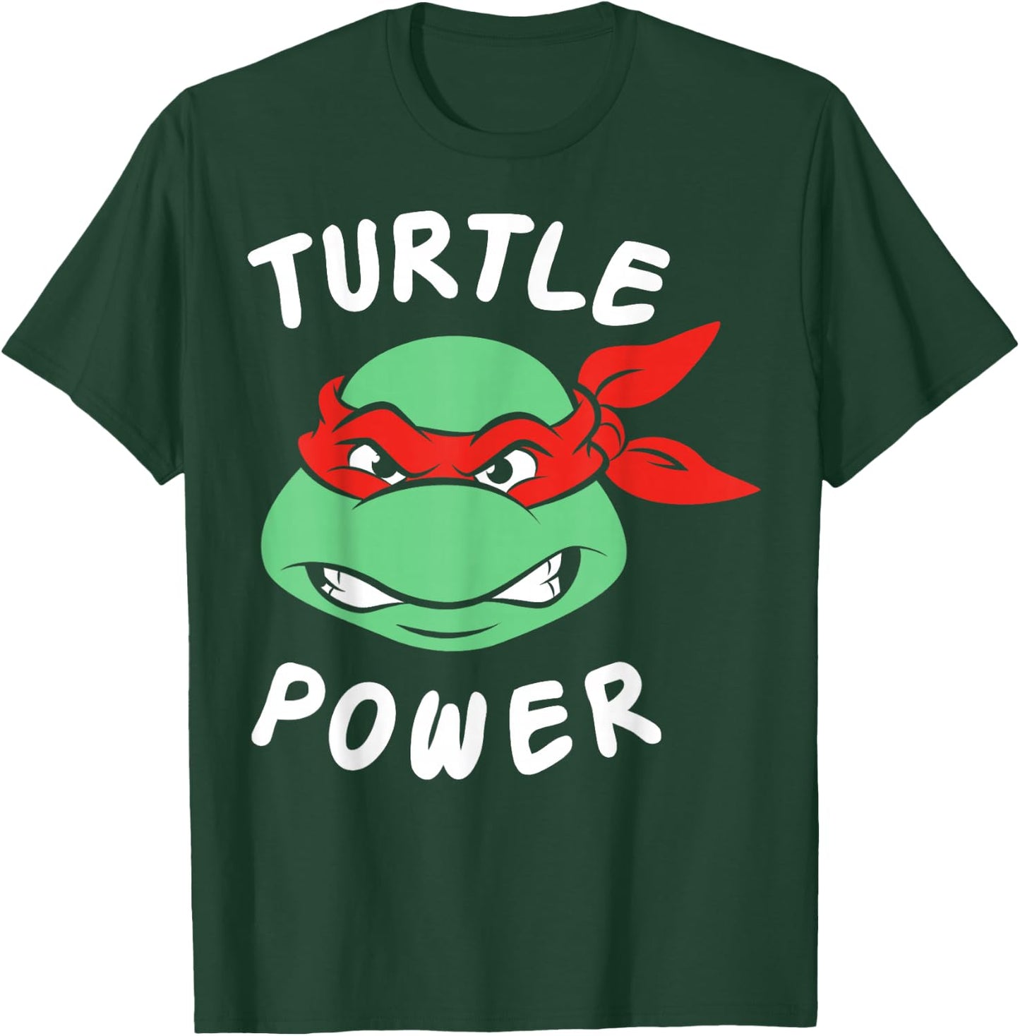 Teenage Mutant Ninja Turtles Raphael Turtle Power -Shirt T-Shirt - T-Shirt | Forest