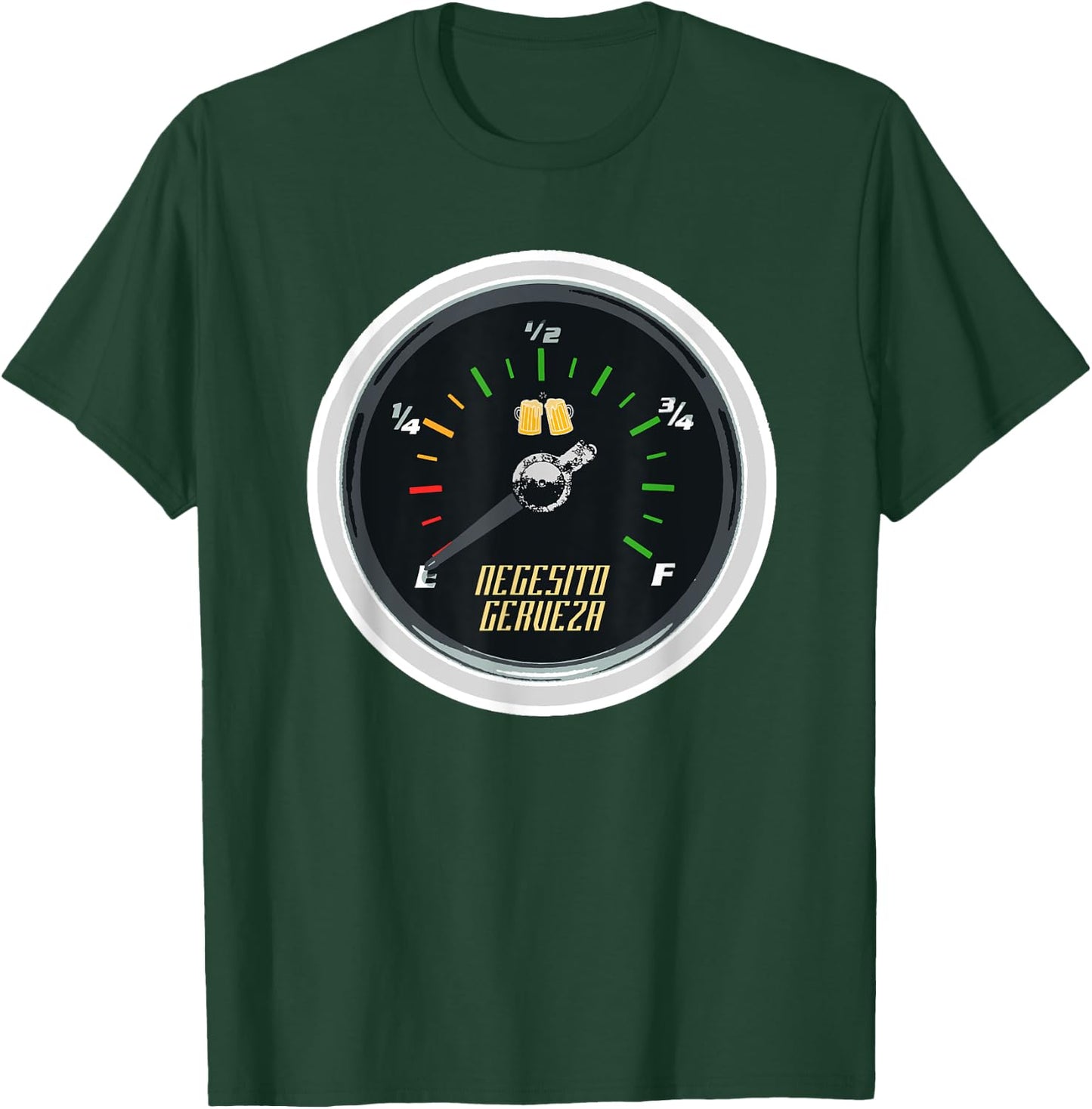 Funny Necesito Cerveza Graphic Spanish Beer Lover Men Women T-Shirt - T-Shirt | Forest