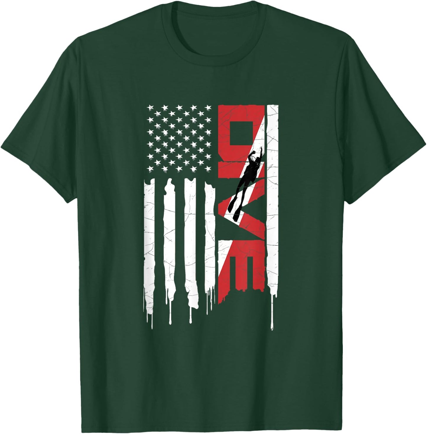 Scuba Diving -DIVE T-Shirt - T-Shirt | Forest