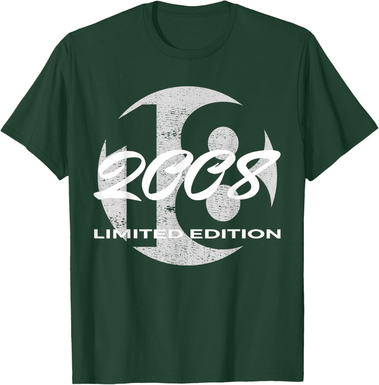 18th Birthday Girl boy 18 Years 2008 Funny Gift T-Shirt - T-Shirt | Forest