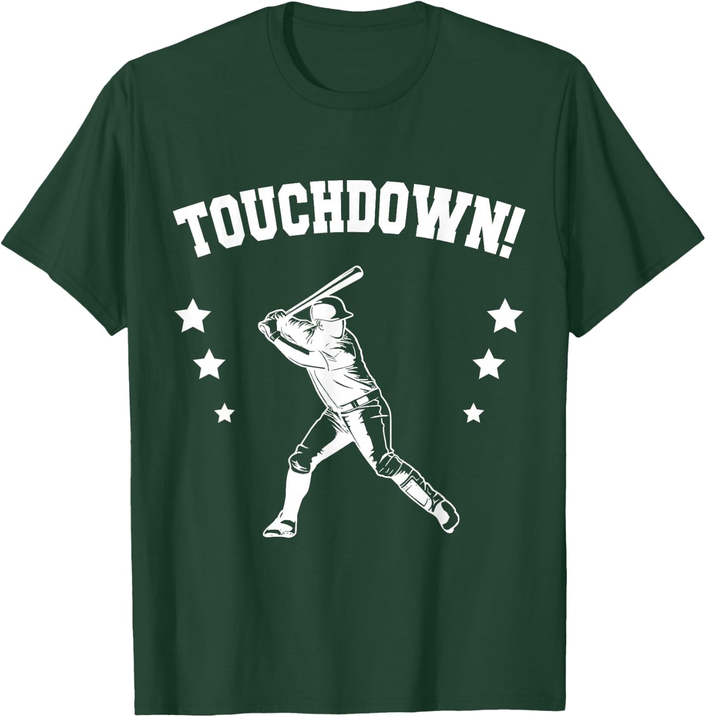 Touchdown Football Baseball Mix Wrong Sports T-Shirt - T-Shirt | Forest