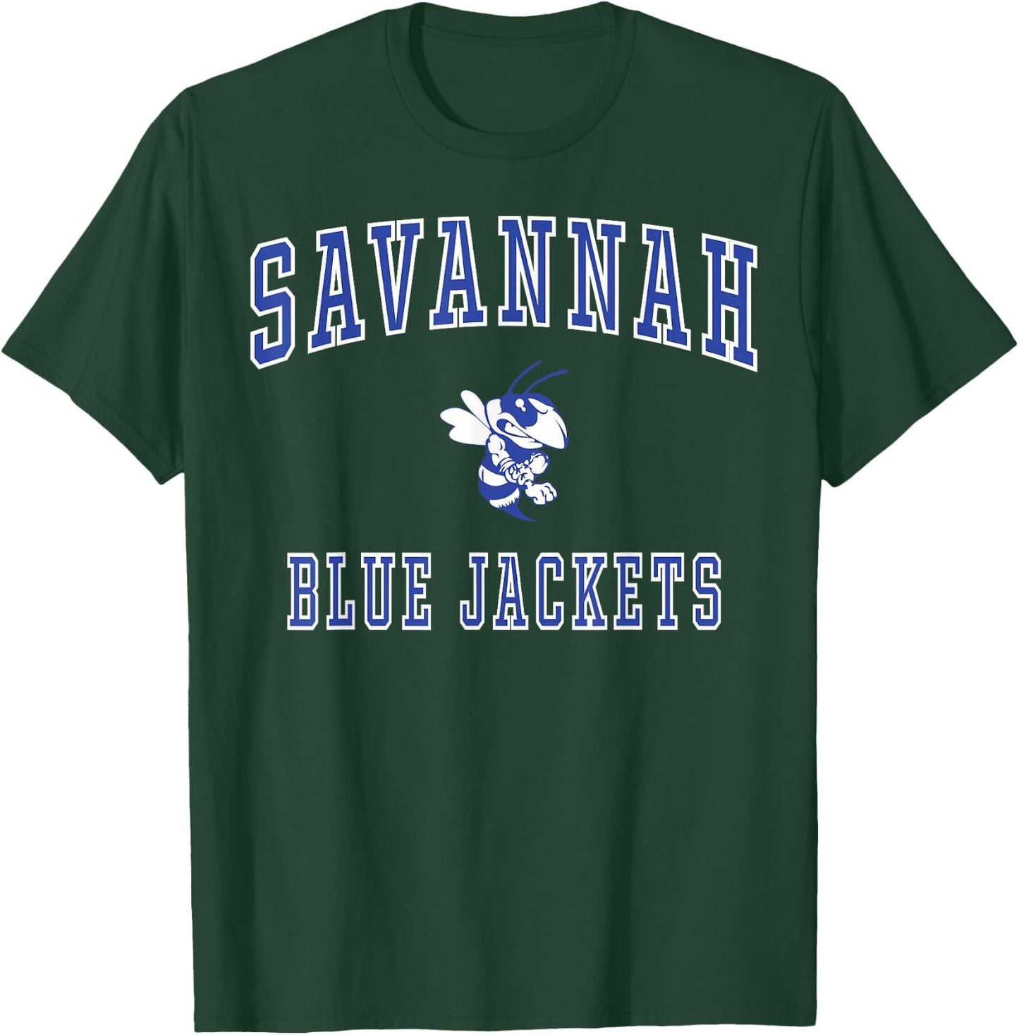 Savannah High School Blue Jackets C1 T-Shirt - T-Shirt | Forest