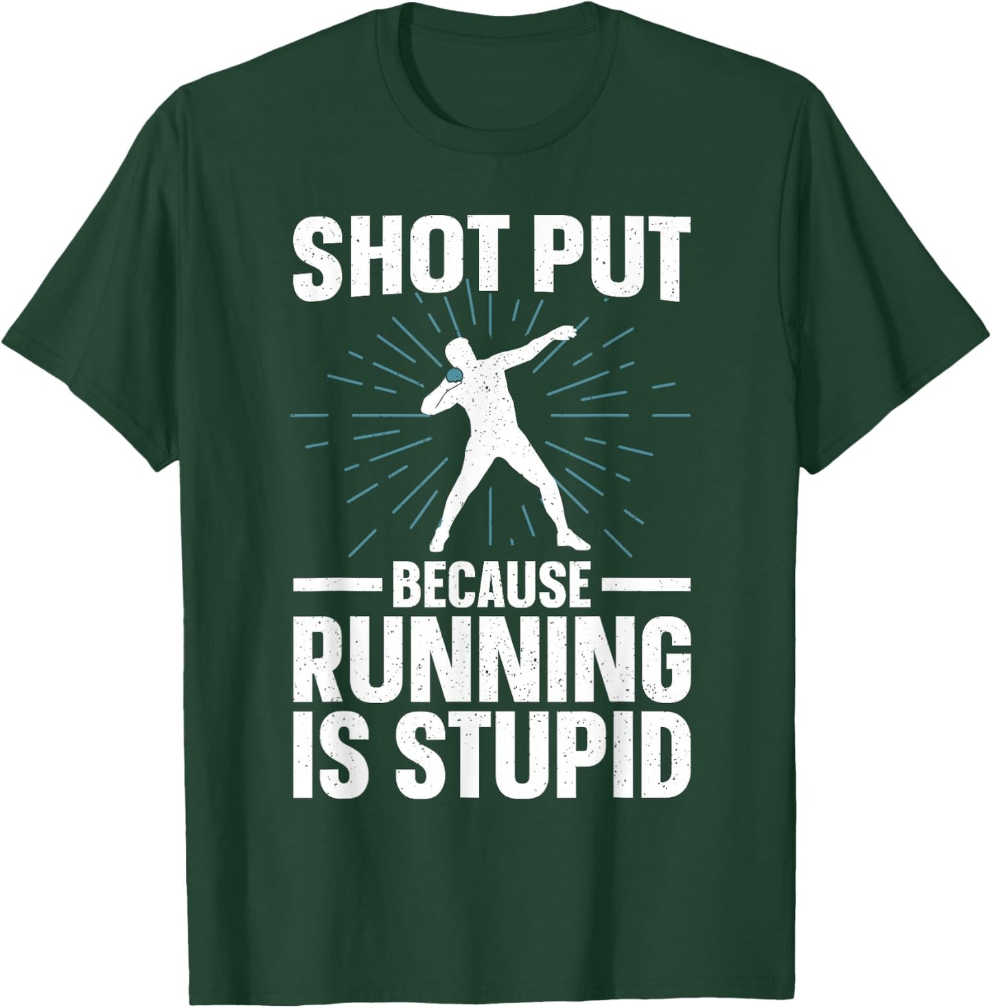 Shot Put Art Women Track And Field Coach Shot Put T-Shirt - T-Shirt | Forest