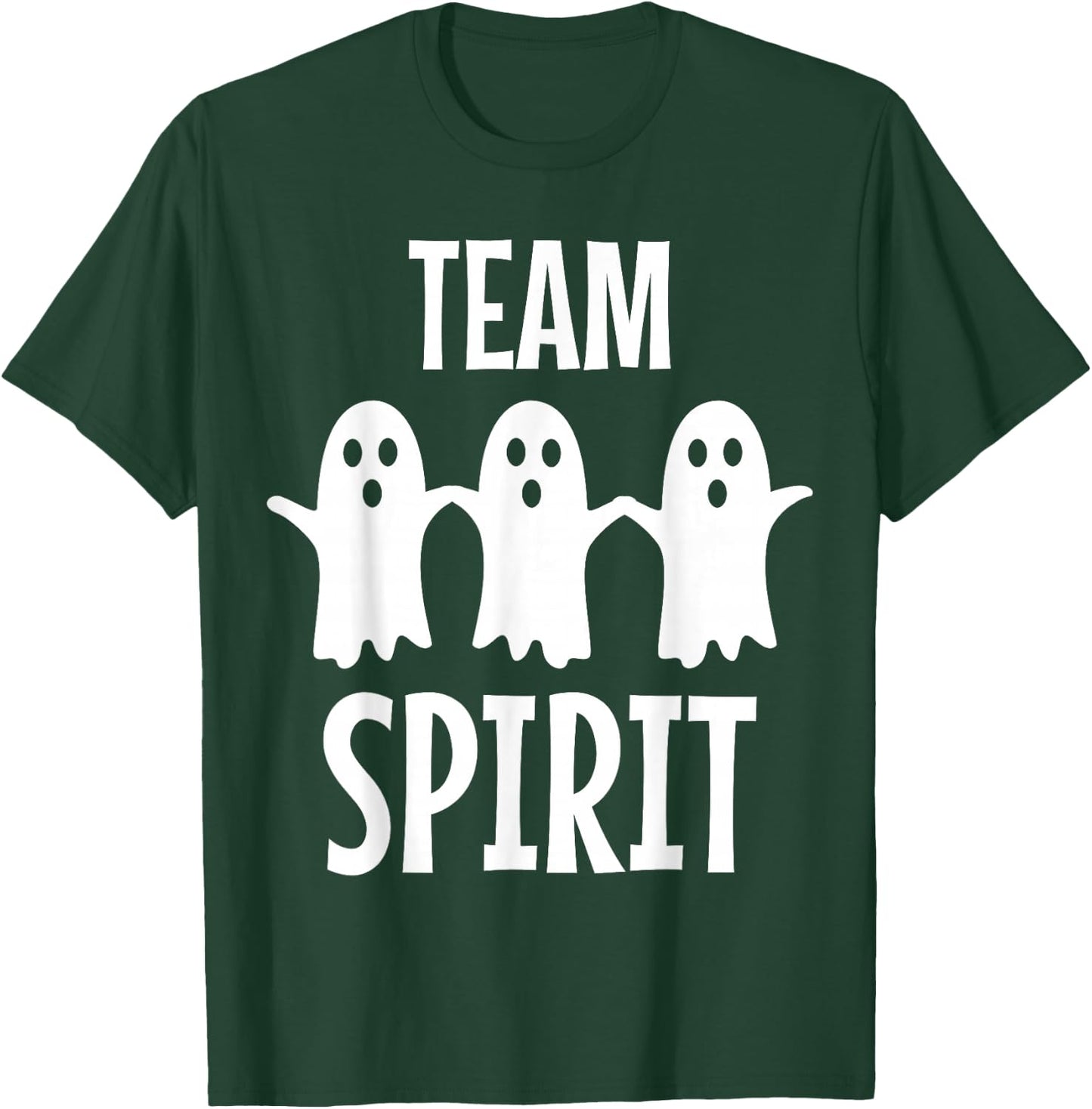 Funny Ghost Pun - Team Spirit - Halloween Gifts T-Shirt - T-Shirt | Forest
