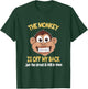 AA Recovery The Monkey Is Off My Back T-Shirt - T-Shirt | Forest