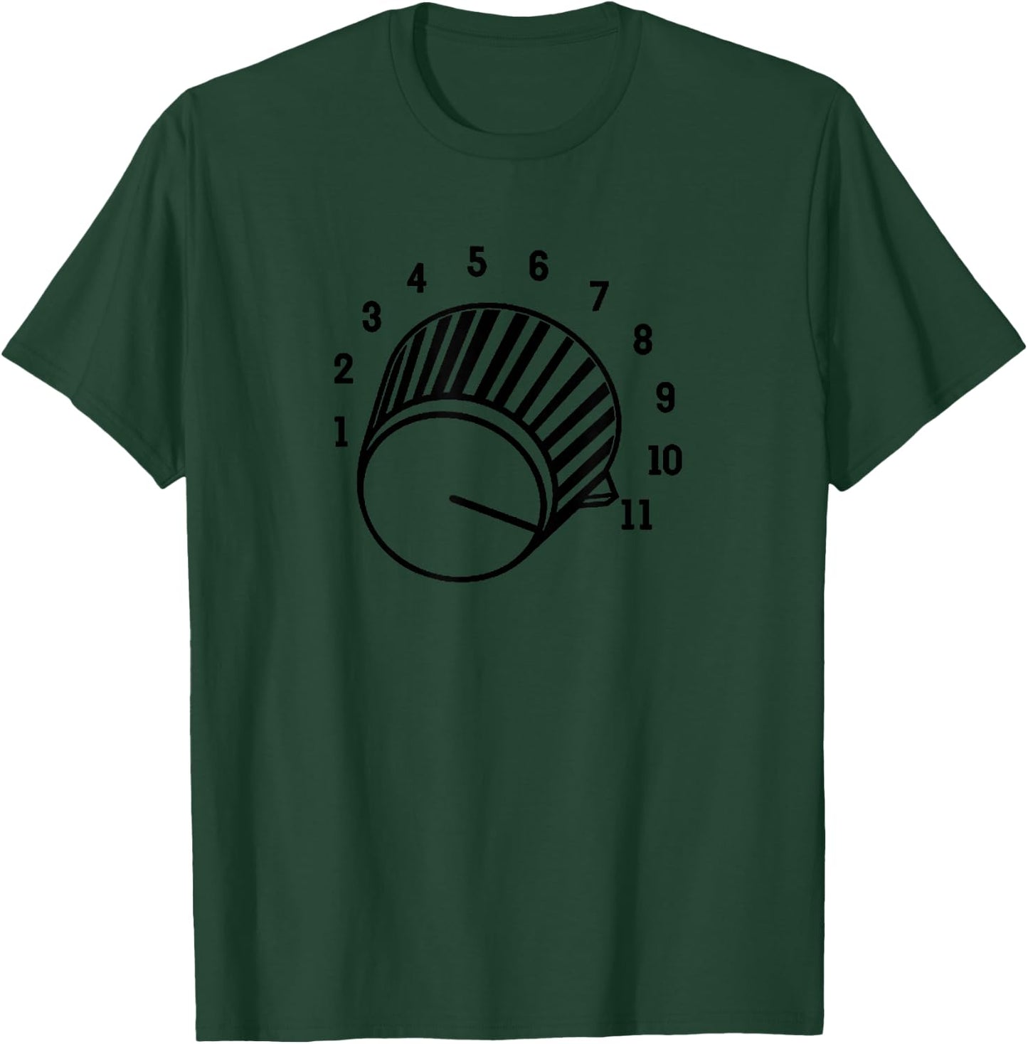 Crank It Up Volume Knob Amp It Up To Eleven T-Shirt - T-Shirt | Forest