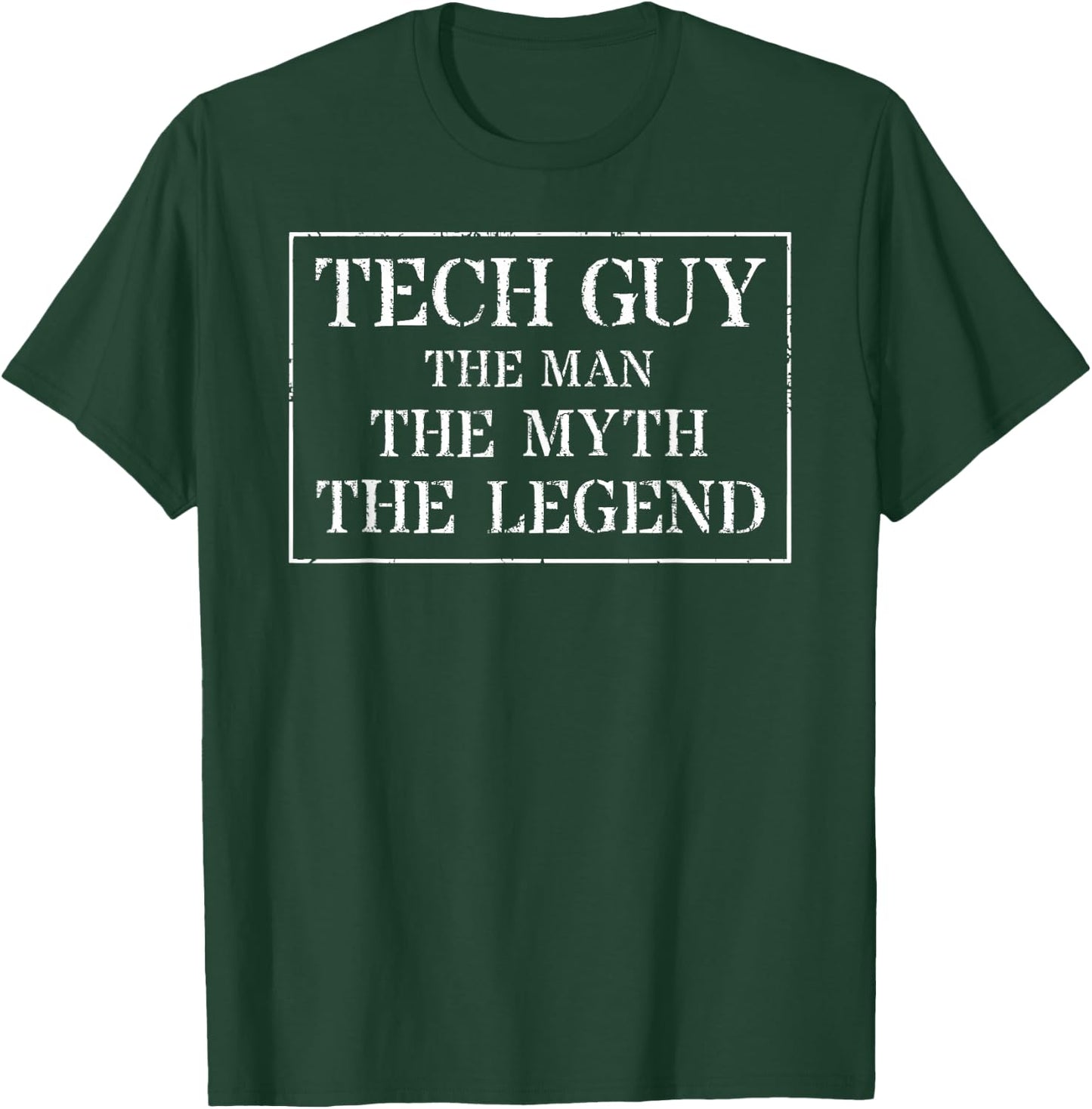IT Tech Guy The Man Myth Technology Legend T-Shirt - T-Shirt | Forest