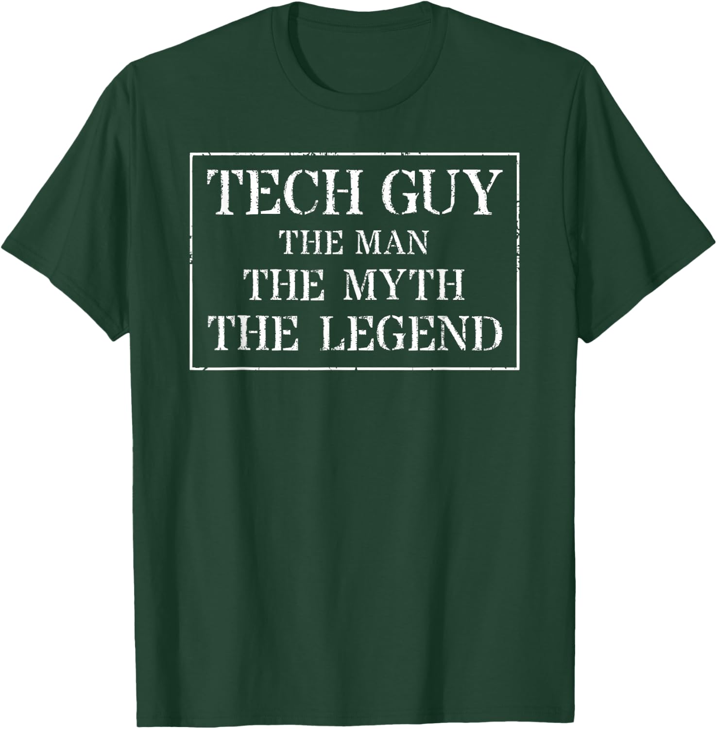 IT Tech Guy The Man Myth Technology Legend T-Shirt - T-Shirt | Forest