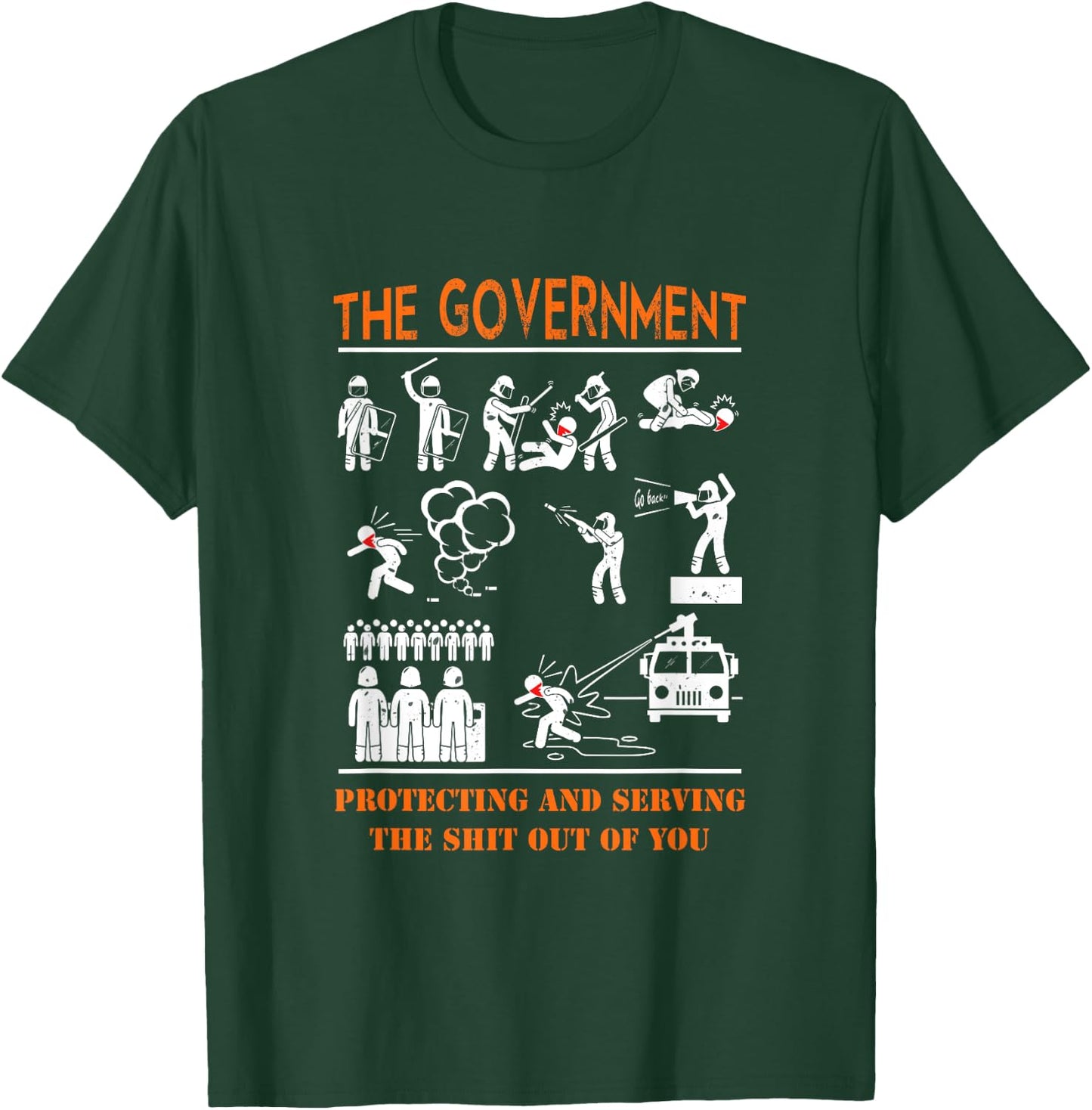 Anti Government Protest Movement Police Brutality T-Shirt - T-Shirt | Forest