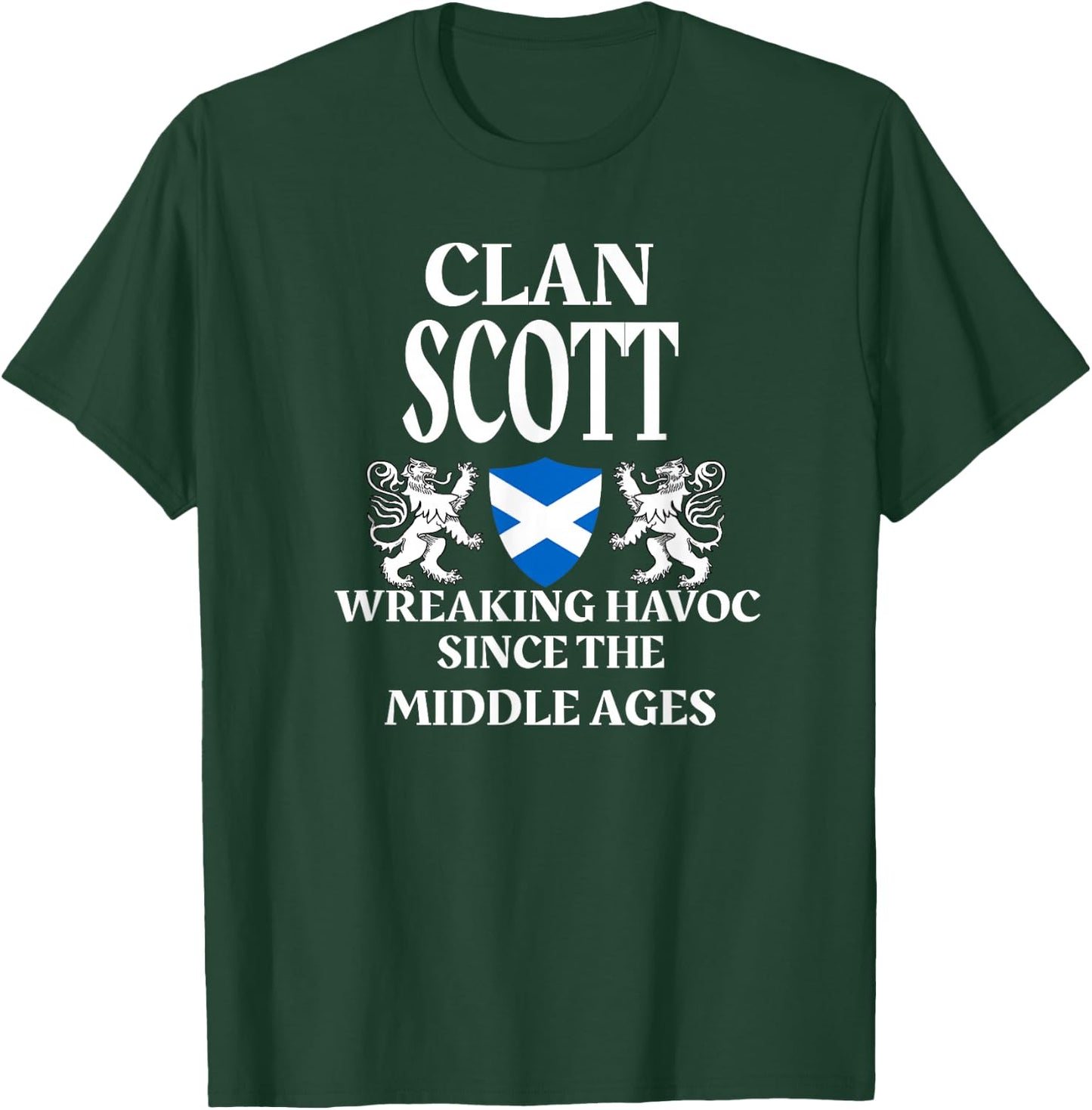 Scott Scottish Family Clan Scotland Name T-Shirt - T-Shirt | Forest