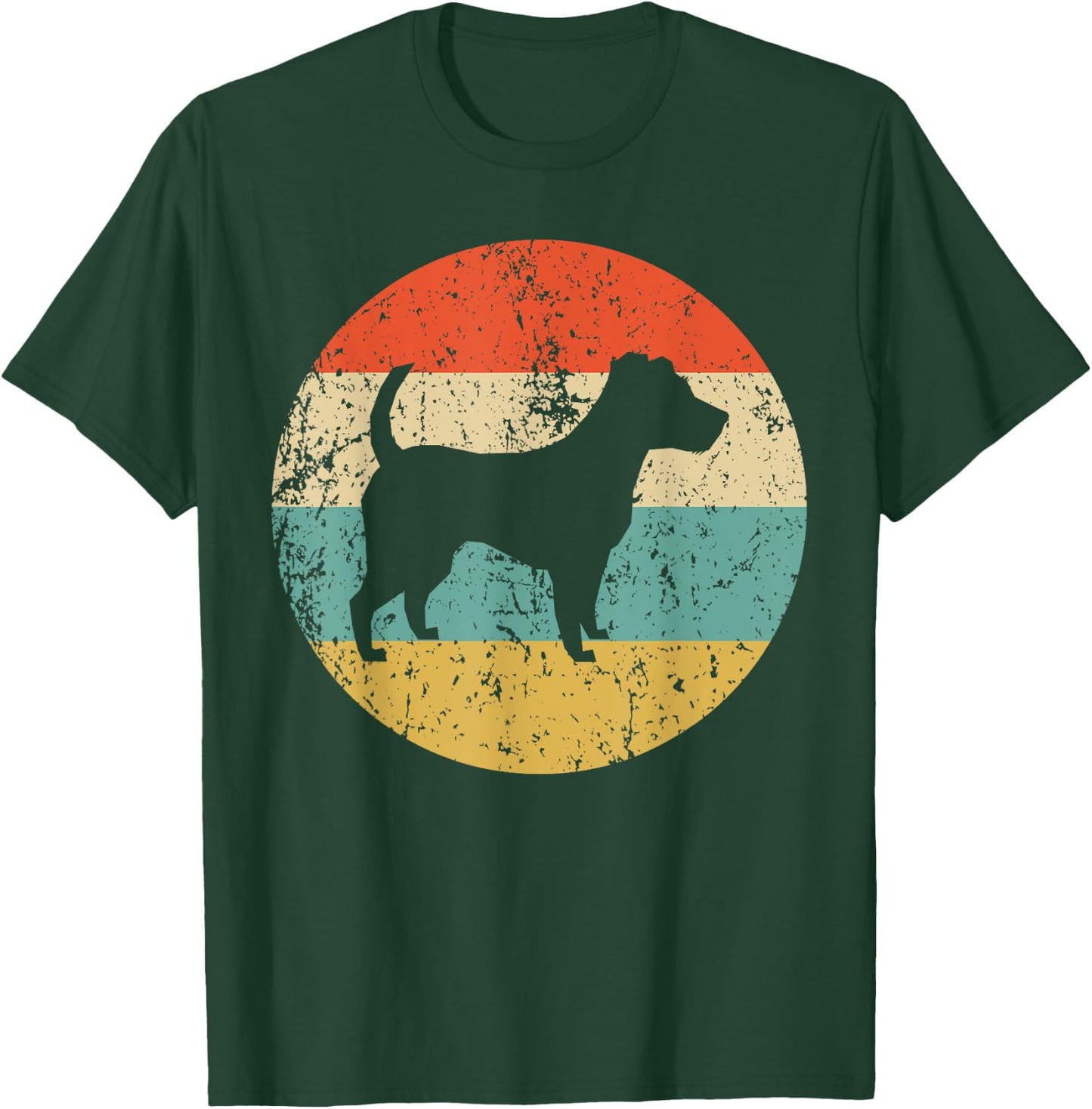 Jack Russell Terrier Shirt - Vintage Retro Dog T-Shirt - T-Shirt | Forest