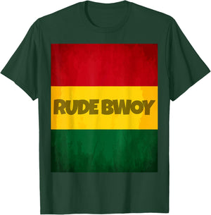 Jamaica Shirt | Jamaican Rasta Reggae Rude Boy T-Shirt - T-Shirt | Forest