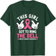 This Girl Got To Ring The Bell Breast Cancer Awareness T-Shirt - T-Shirt | Forest