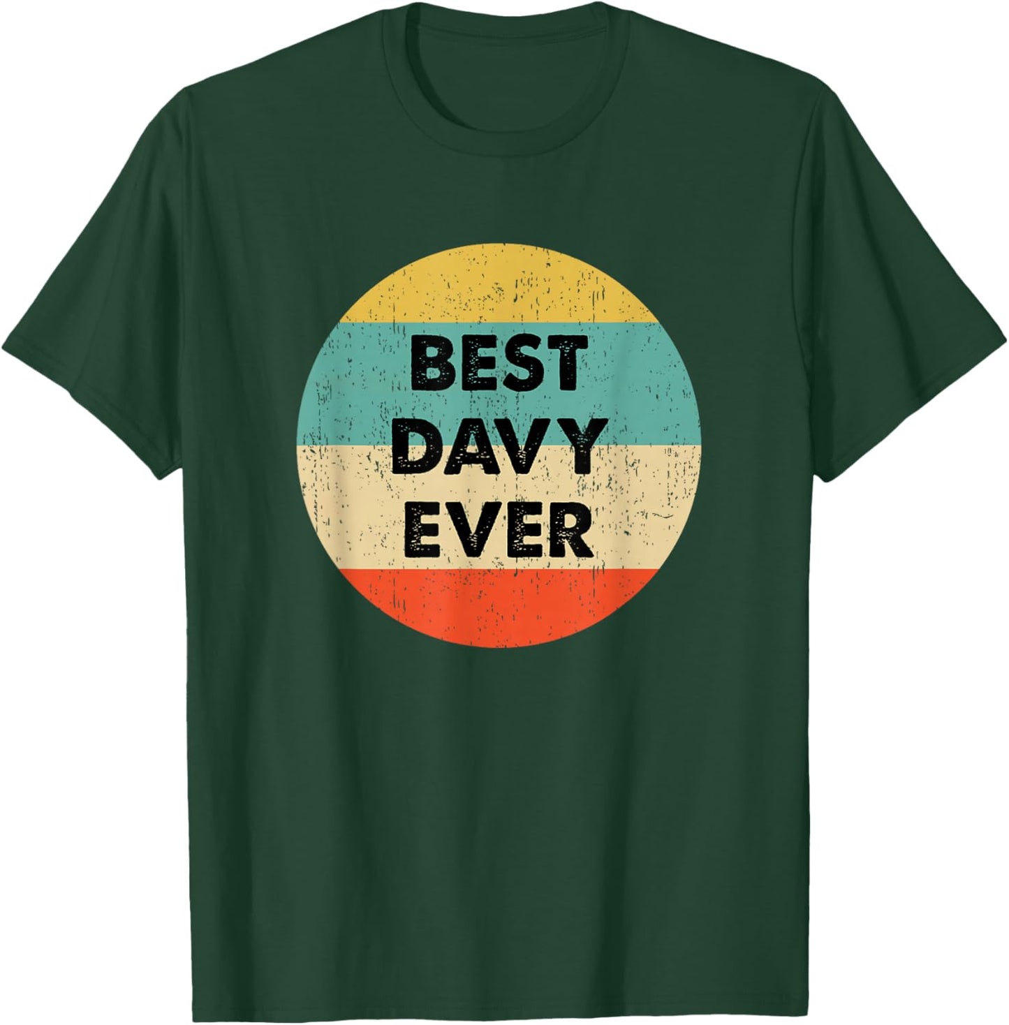 Davy Name T-Shirt - T-Shirt | Forest