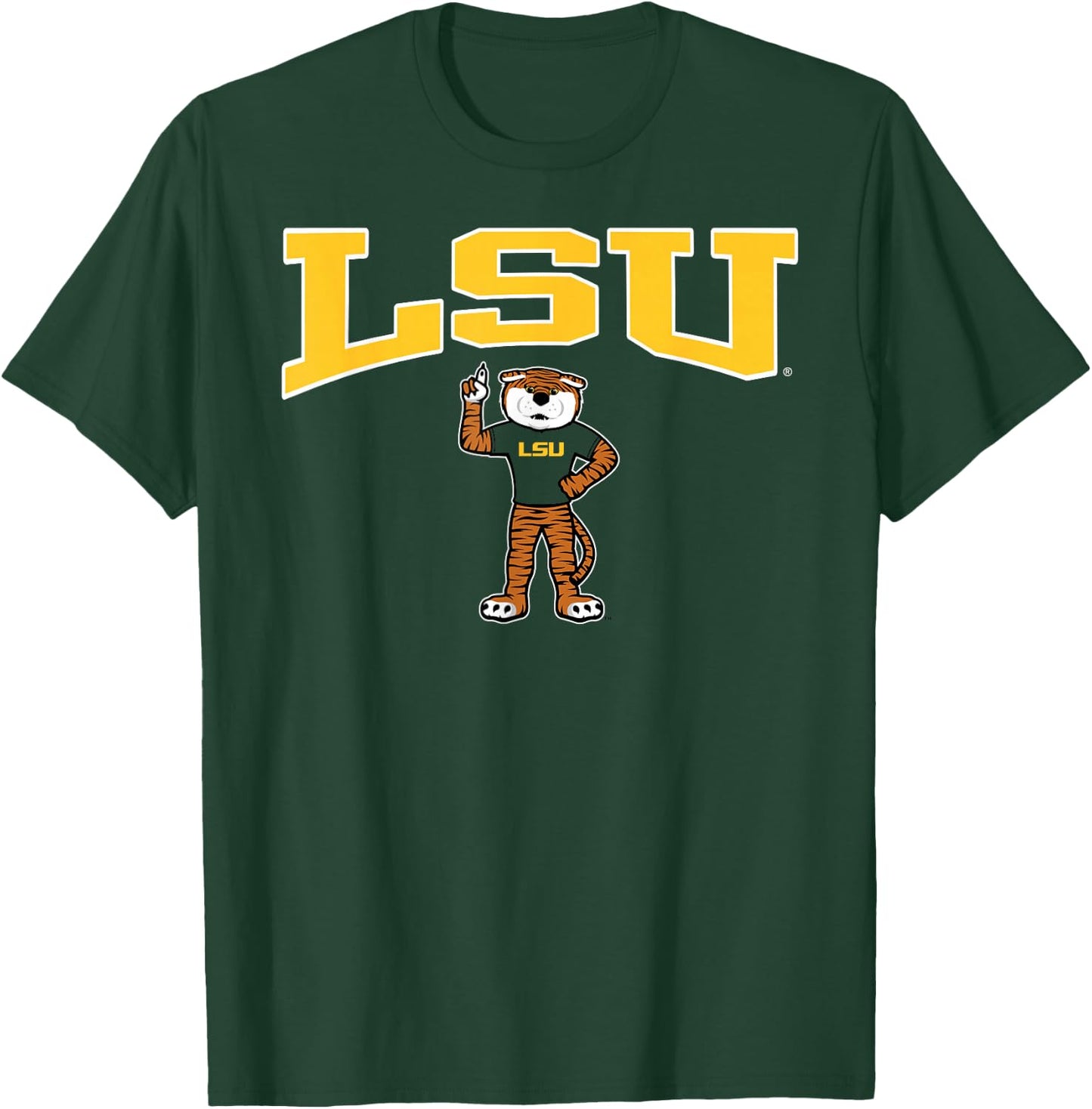 LSU Tigers Mike Purple Officially Licensed T-Shirt - T-Shirt | Forest