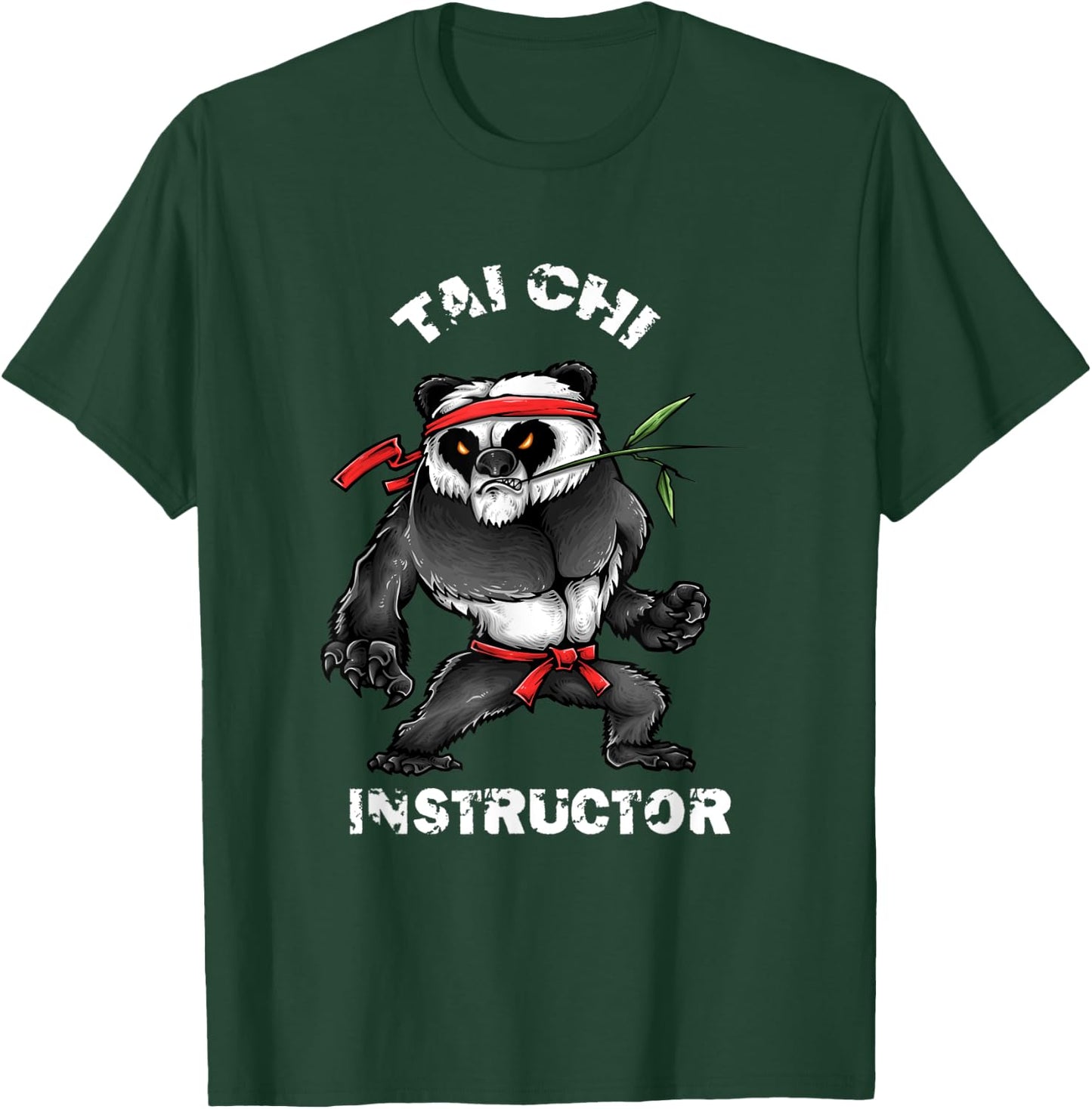 Tai Chi Instructor Shirt Apparel Fighting Panda T Shirt T-Shirt - T-Shirt | Forest