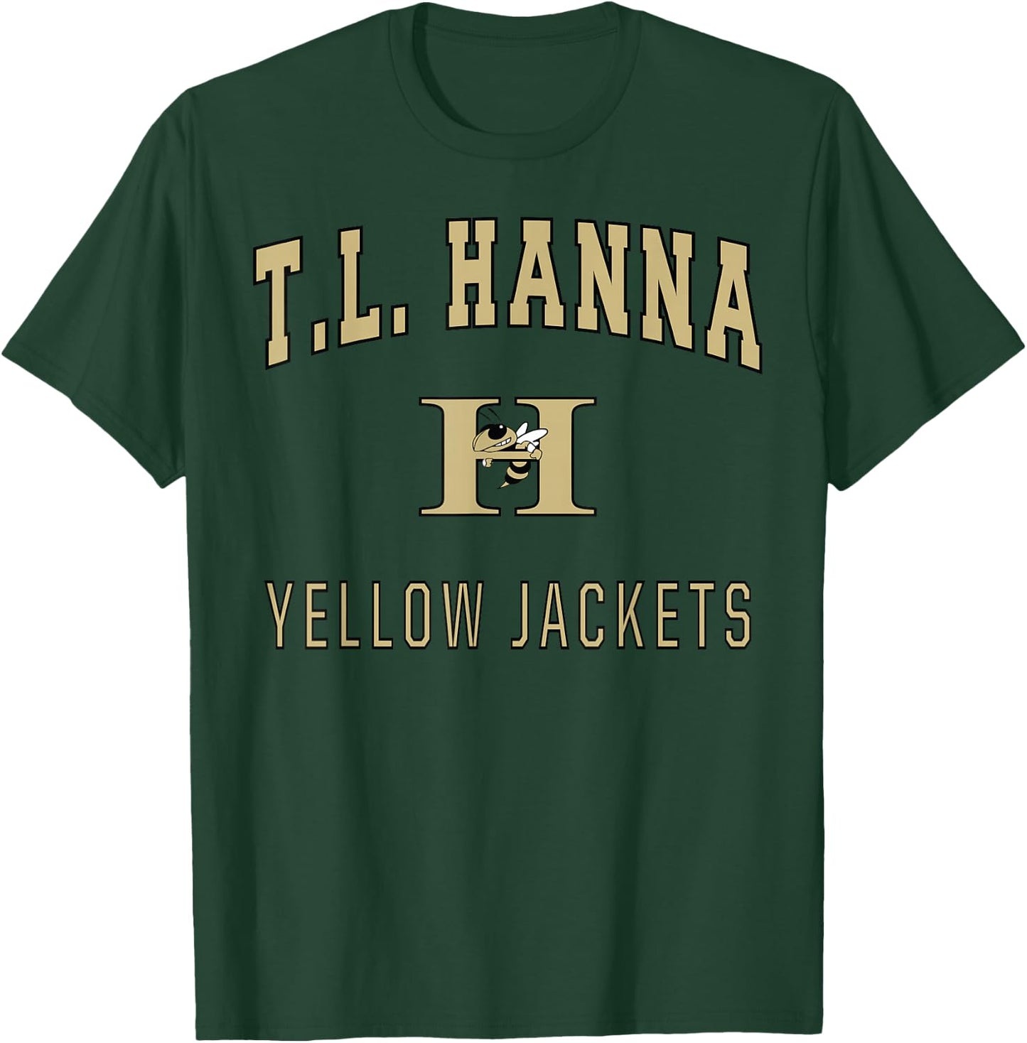 T.L. Hanna High School Yellow Jackets T-Shirt - T-Shirt | Forest