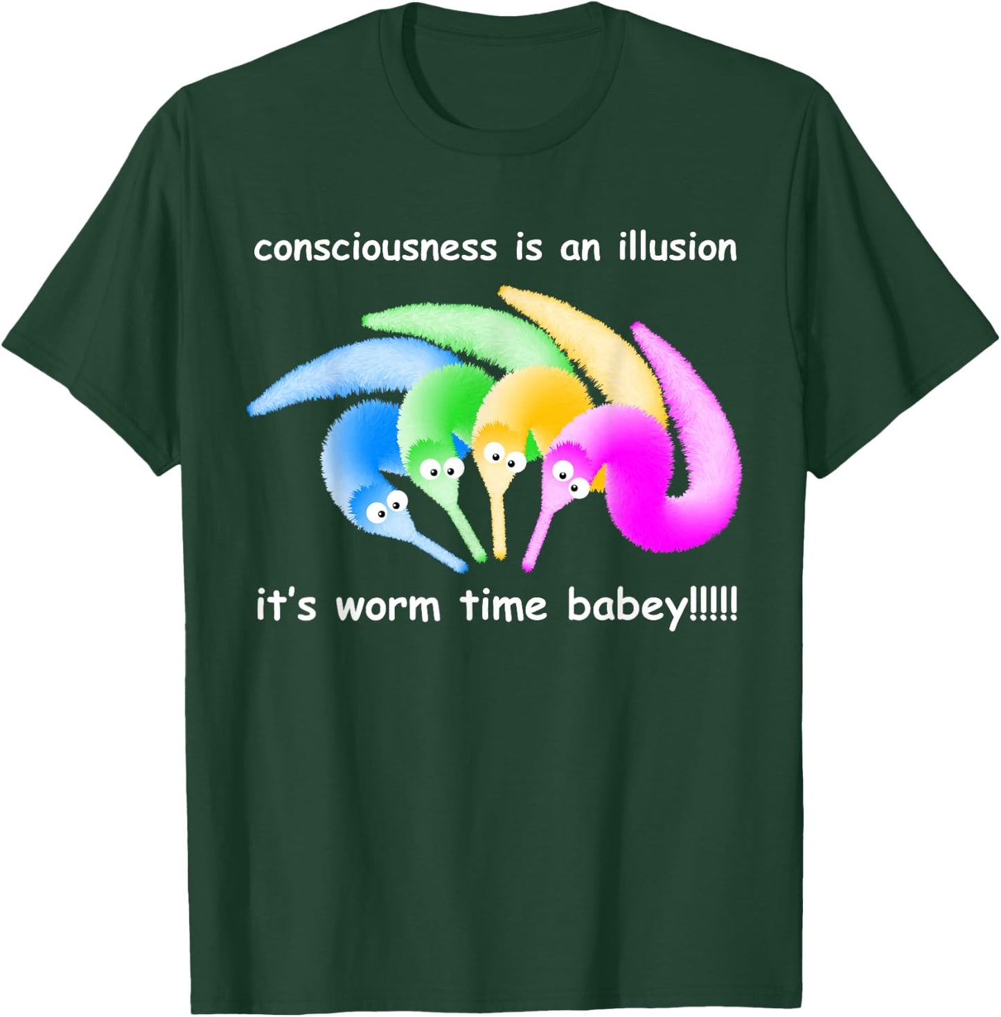 Death is Inevitable Magic Worm on a String Meme T-Shirt - T-Shirt | Forest