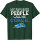 My Favorite People Call Me Coach - Swim Coach Gift T-Shirt - T-Shirt | Forest