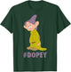 Disney Snow White Dopey Hashtag Portrait Small T-Shirt - T-Shirt | Forest
