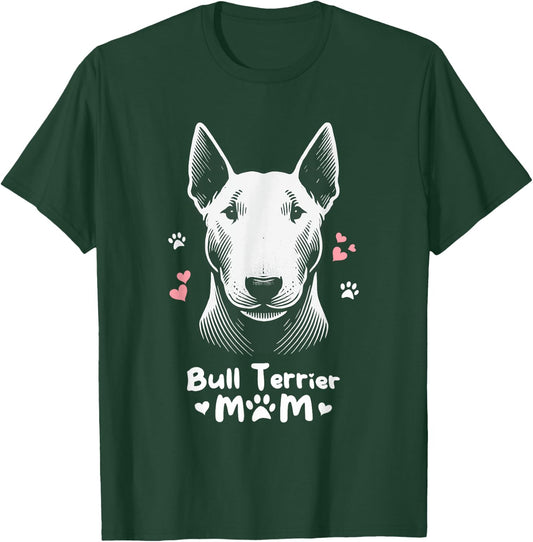 Bull Terrier Mom T-Shirt - T-Shirt | Forest