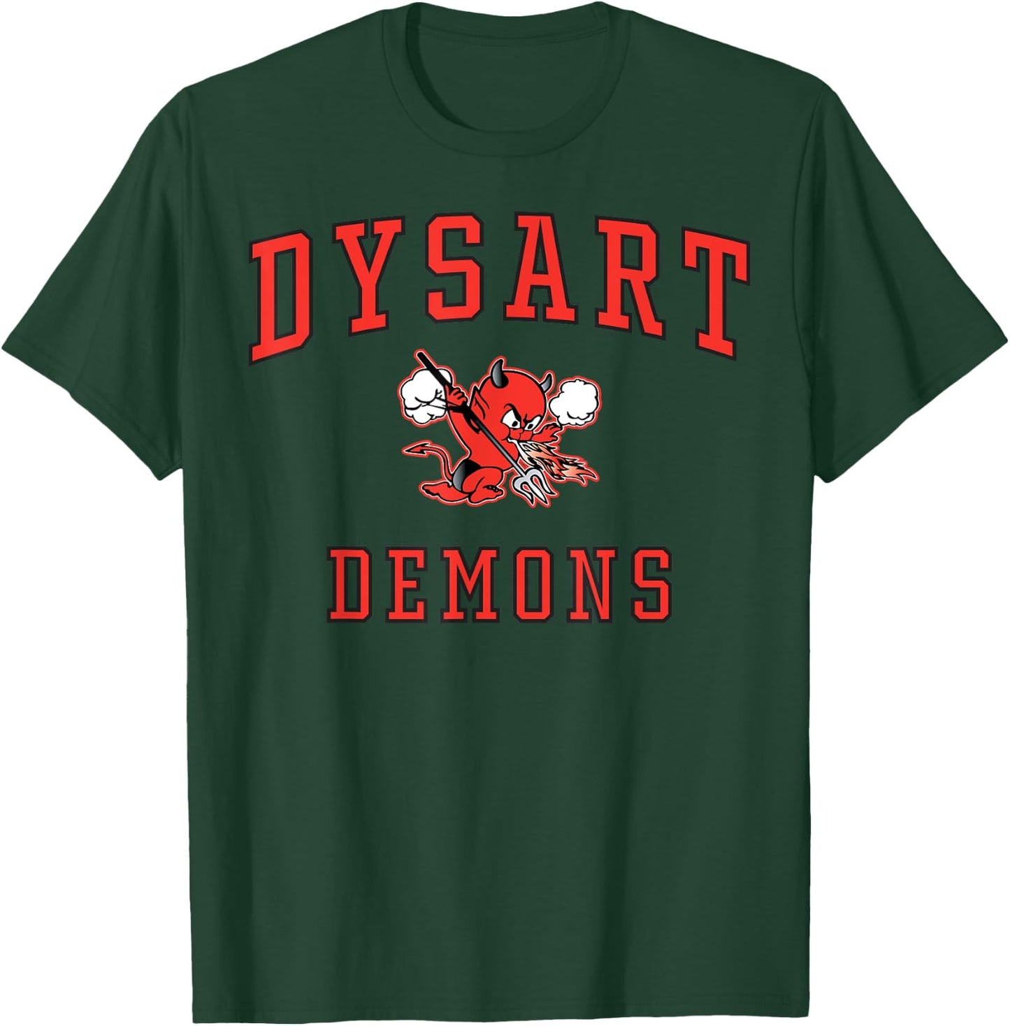 Dysart High School Demons C1 T-Shirt - T-Shirt | Forest