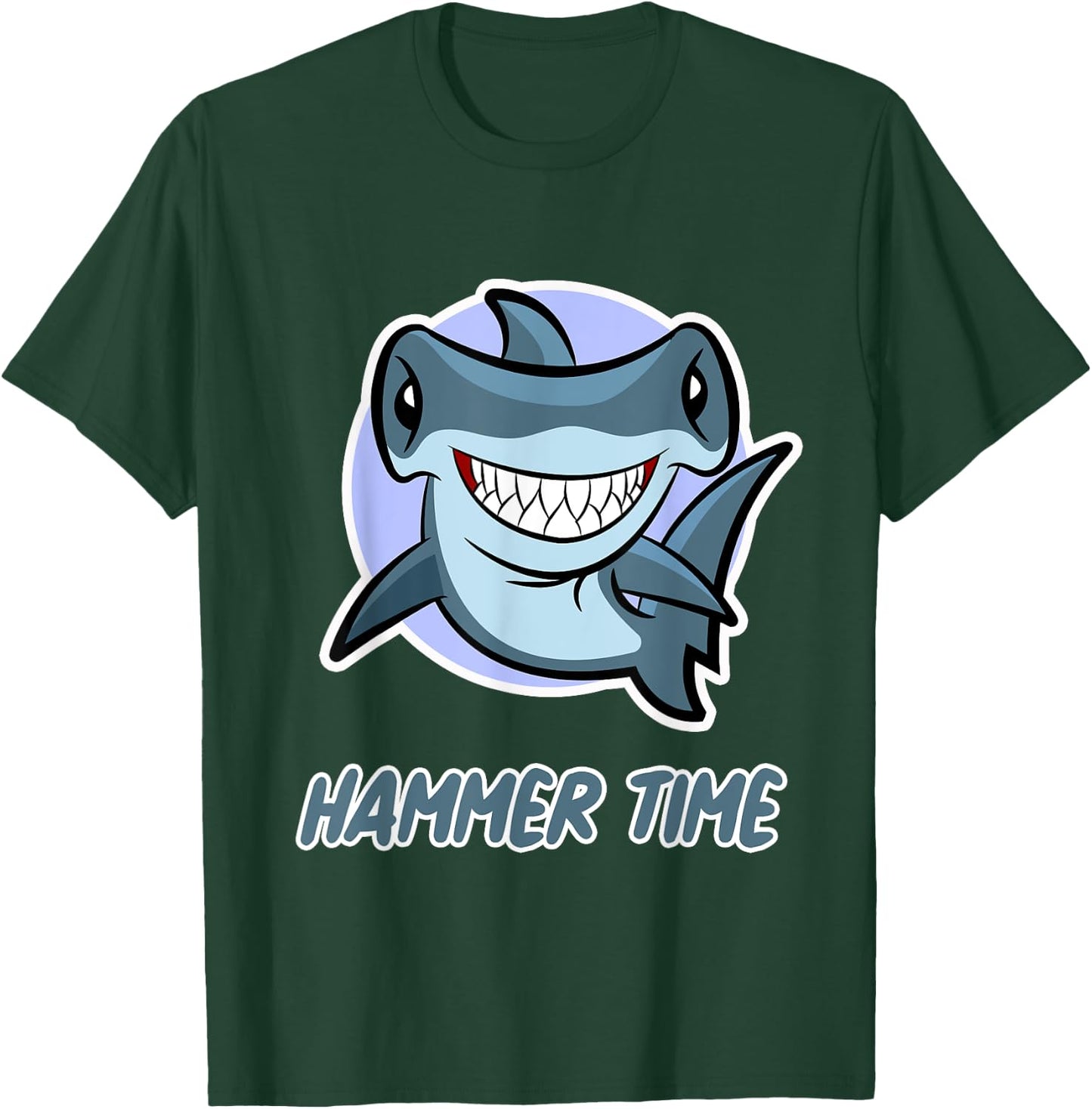 Shark Design - Hammer Time - Hammer Shark T-Shirt - T-Shirt | Forest