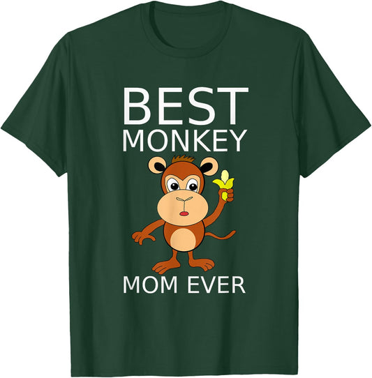 Best Monkey Mom T Shirt T-Shirt - T-Shirt | Forest