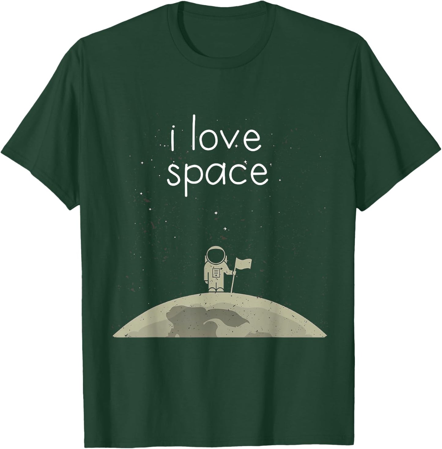 Funny Astronaut Moon Gift Space Science Nerd T-Shirt - T-Shirt | Forest