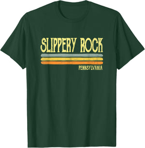 Vintage Slippery Rock Pennsylvania PA Souvenir Gift T-Shirt - T-Shirt | Forest