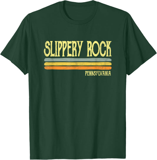 Vintage Slippery Rock Pennsylvania PA Souvenir Gift T-Shirt - T-Shirt | Forest