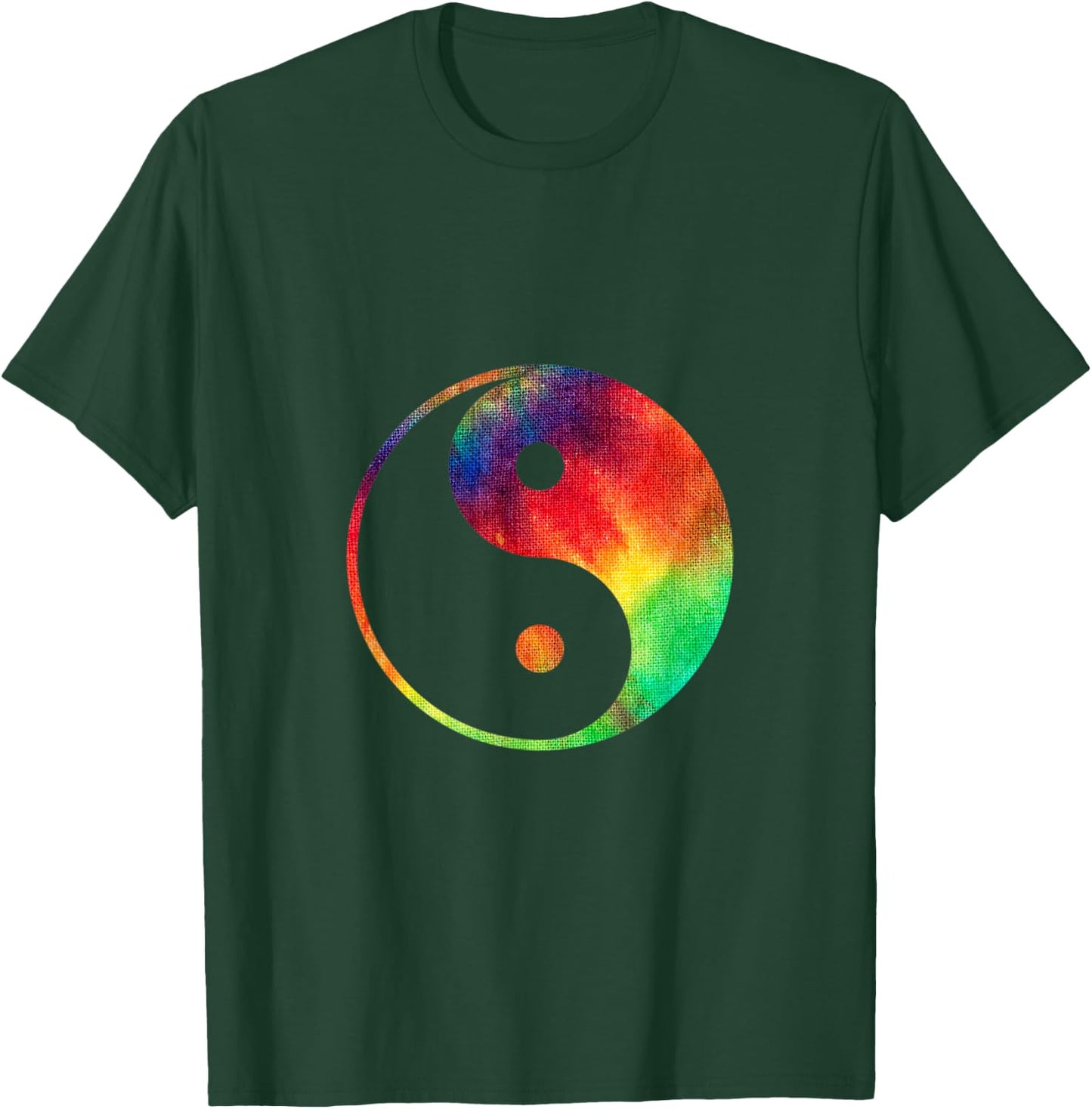 Tie Dye Yin Yang Tie Dyed Peace Symbol Inner Peace T Shirt T-Shirt - T-Shirt | Forest