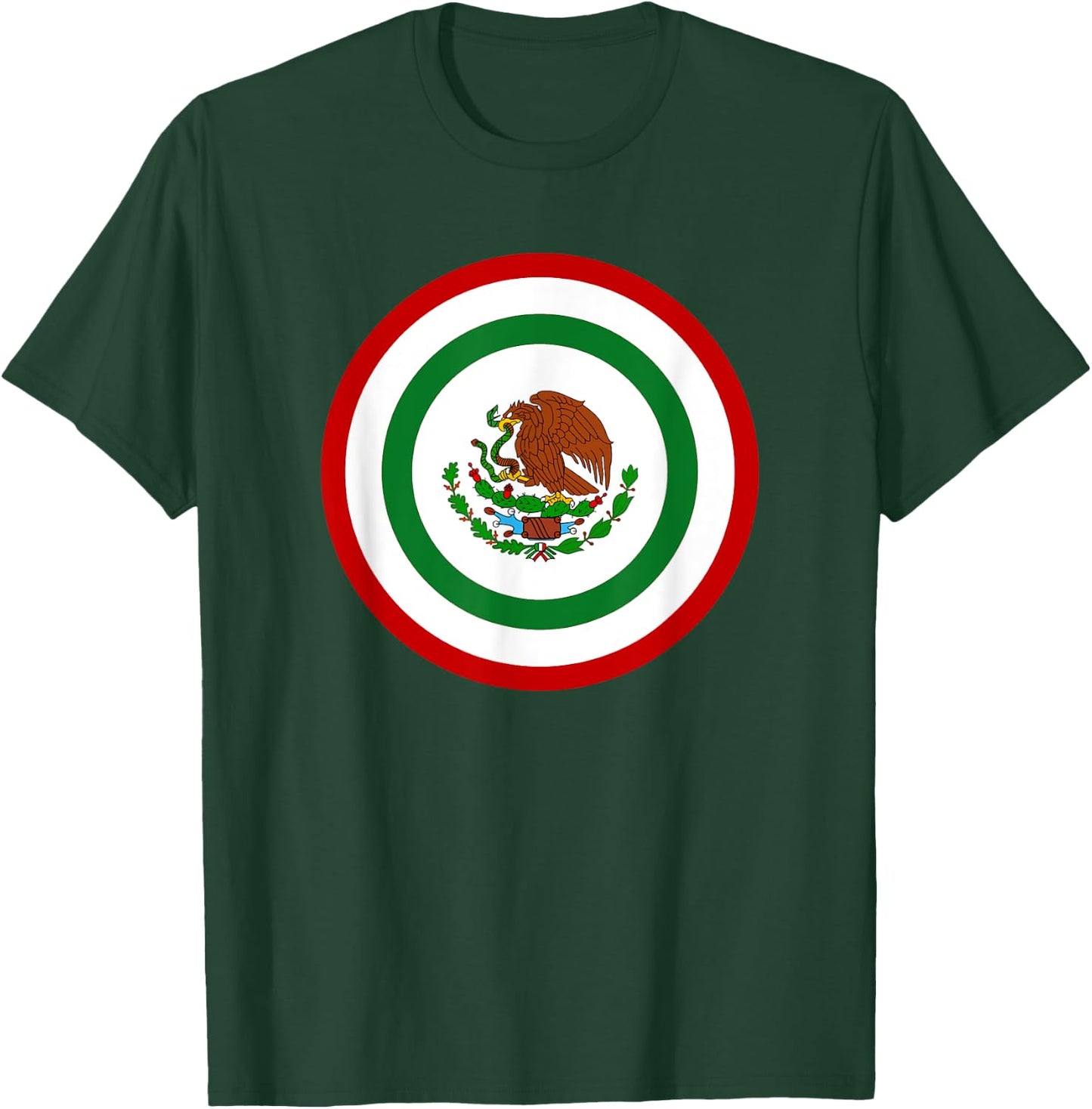 Captain Mexico Jersey - Mexican Superhero T-Shirt - T-Shirt | Forest