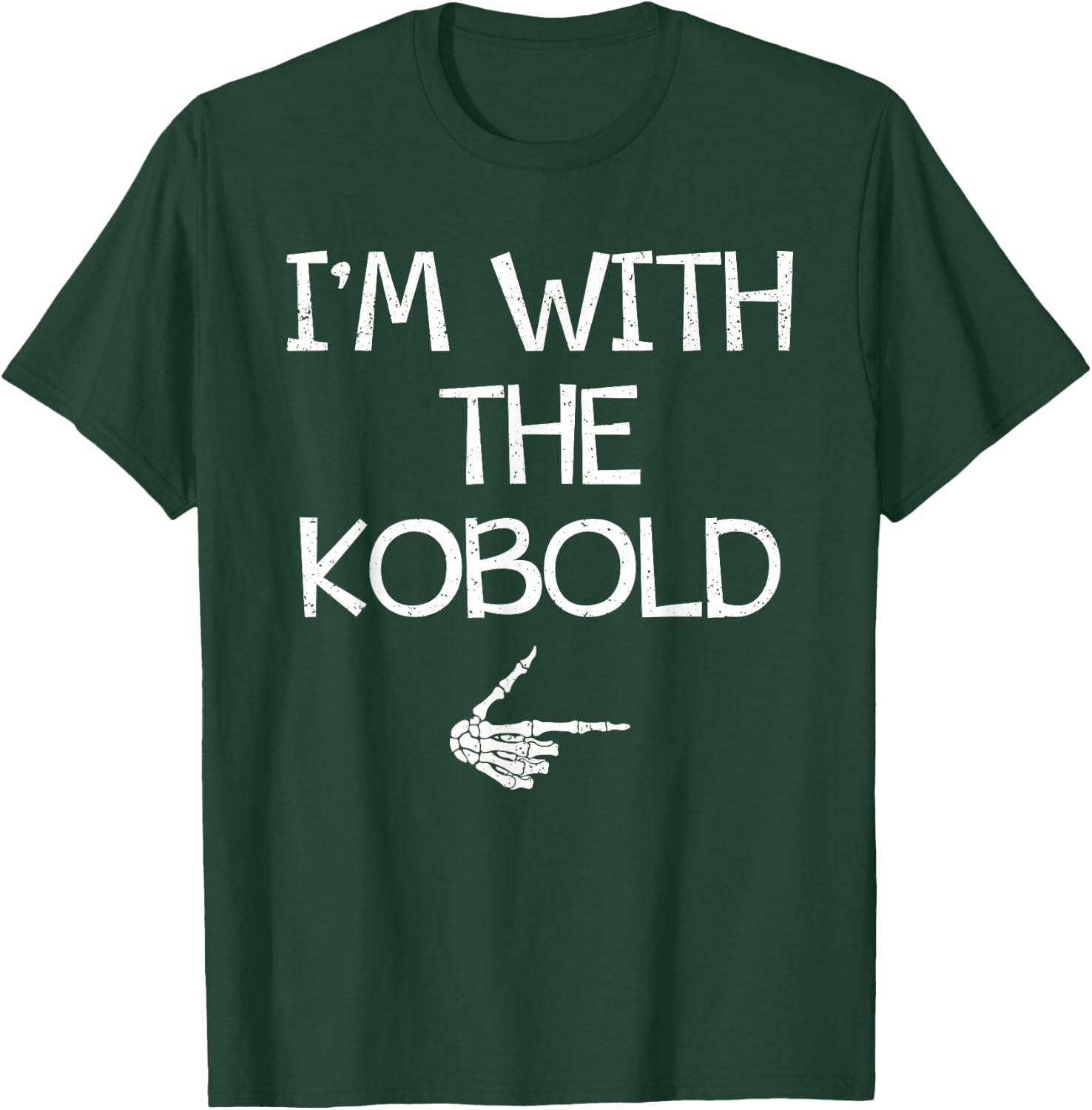 I'm With The Kobold Easy Halloween Costume Couples Matching T-Shirt - T-Shirt | Forest