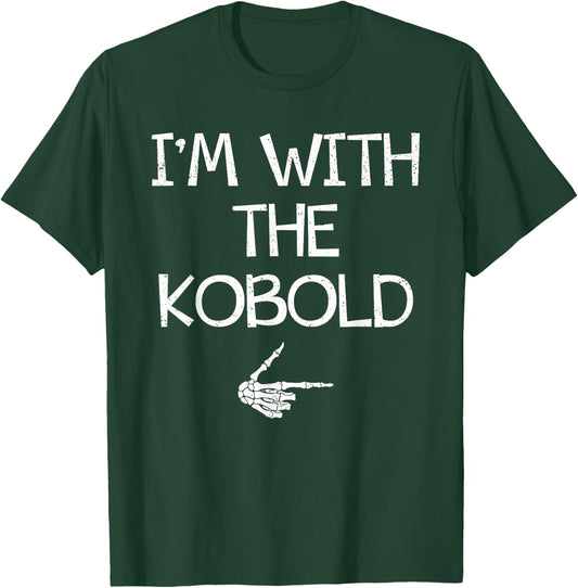 I'm With The Kobold Easy Halloween Costume Couples Matching T-Shirt - T-Shirt | Forest