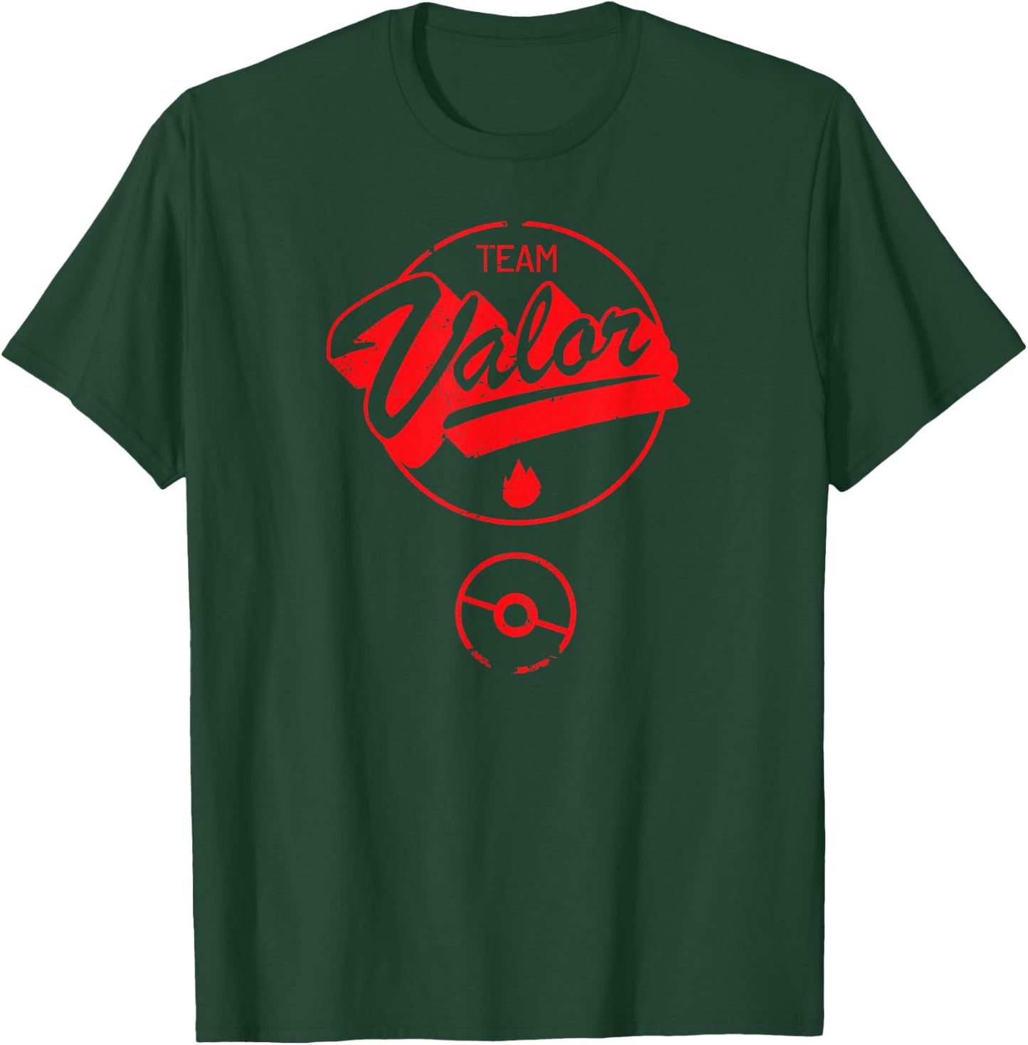 Valor Team - Video Game - Large Slate T-Shirt - T-Shirt | Forest